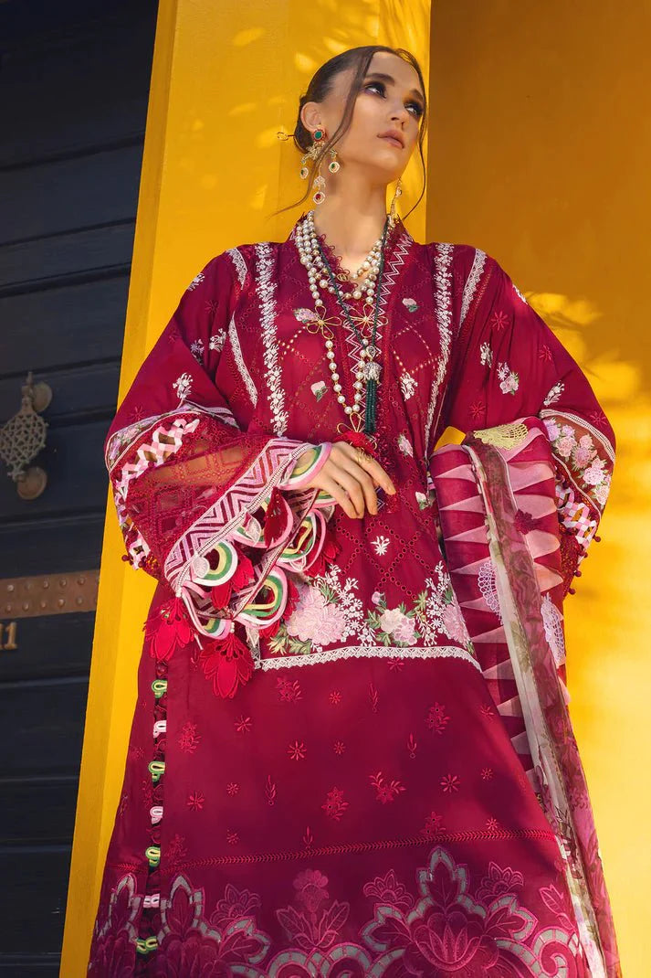 Annus Abrar | Neroli Luxury Lawn | Melia by Annus Abrar - Designer Dress - Type: Luxury - Available at Sana Yasir - 100% Original