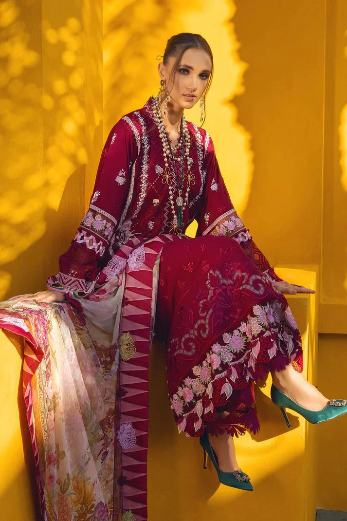 Annus Abrar | Neroli Luxury Lawn | Melia by Annus Abrar - Designer Dress - Type: Luxury - Available at Sana Yasir - 100% Original
