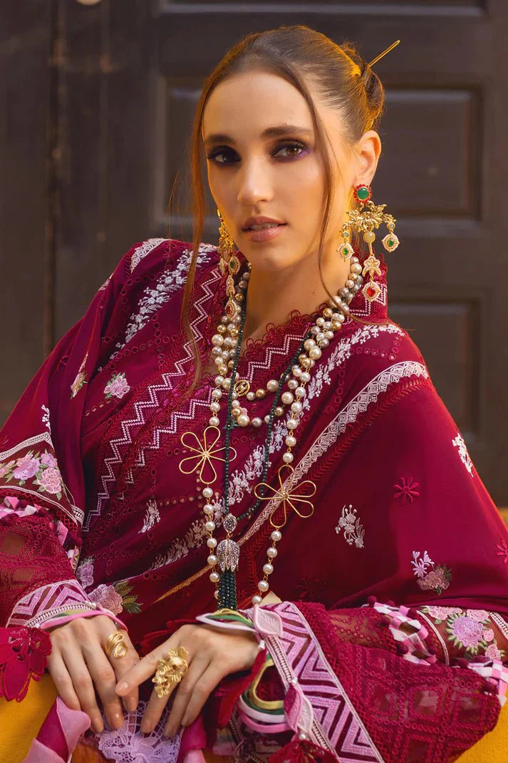 Annus Abrar | Neroli Luxury Lawn | Melia by Annus Abrar - Designer Dress - Type: Luxury - Available at Sana Yasir - 100% Original