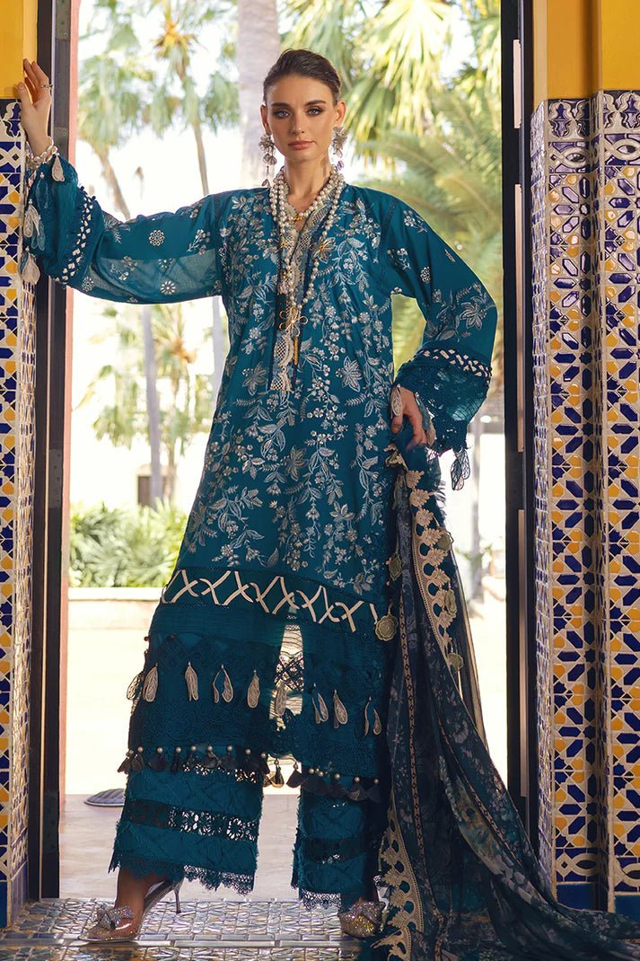 Annus Abrar | Neroli Luxury Lawn | Riba by Annus Abrar - Designer Dress - Type: Luxury - Available at Sana Yasir - 100% Original
