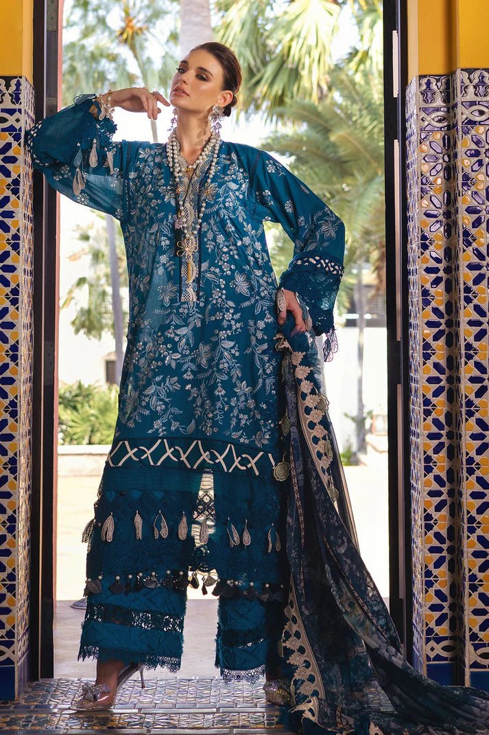 Annus Abrar | Neroli Luxury Lawn | Riba by Annus Abrar - Designer Dress - Type: Luxury - Available at Sana Yasir - 100% Original
