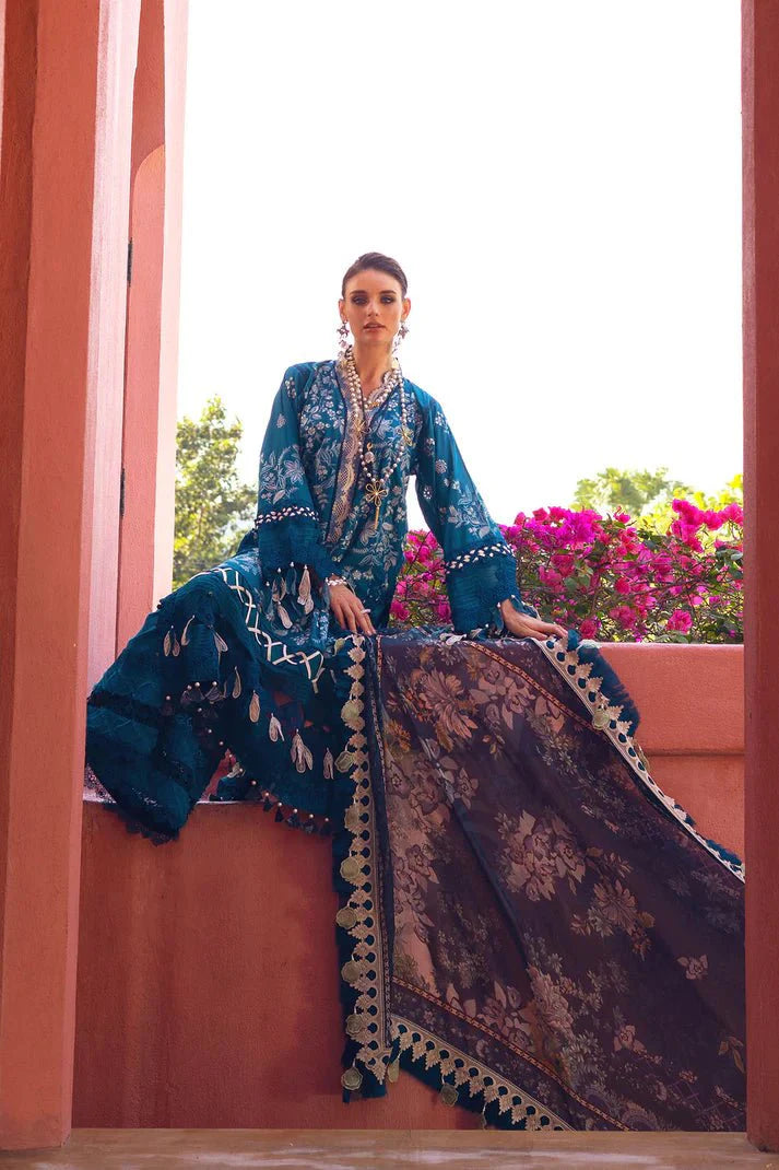 Annus Abrar | Neroli Luxury Lawn | Riba by Annus Abrar - Designer Dress - Type: Luxury - Available at Sana Yasir - 100% Original