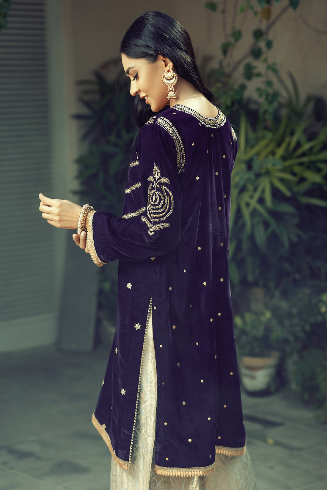 Annus Abrar | Semi Formals | AFSHAN AMETHYST by Annus Abrar - Designer Dress - Type: Formal - Available at Sana Yasir - 100% Original