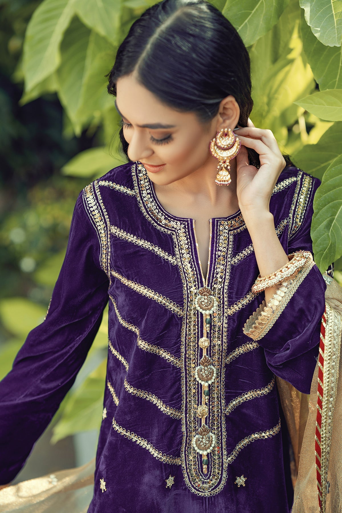 Annus Abrar | Semi Formals | AFSHAN AMETHYST by Annus Abrar - Designer Dress - Type: Formal - Available at Sana Yasir - 100% Original