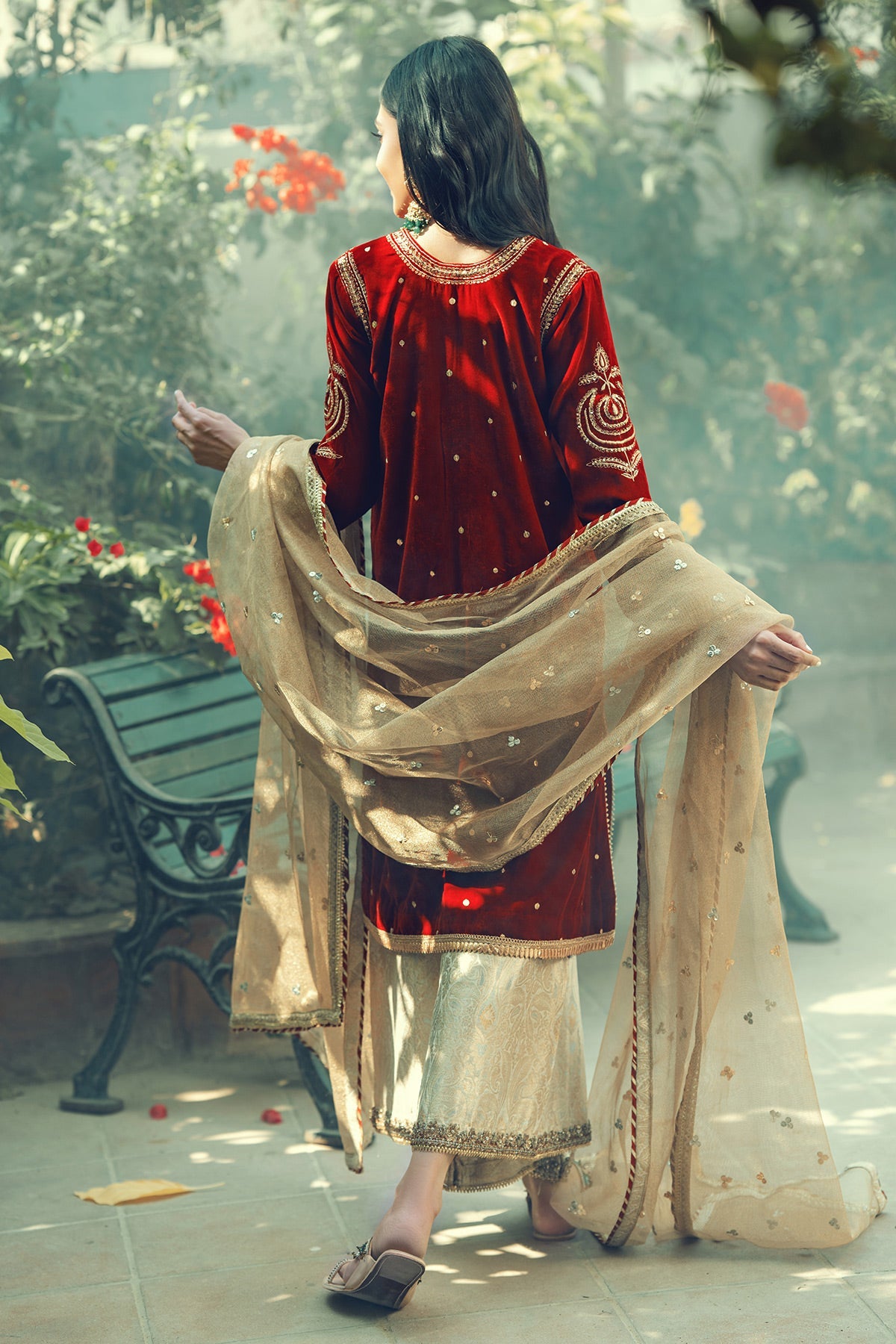 Annus Abrar | Semi Formals | AFSHAN-RUBY by Annus Abrar - Designer Dress - Type: Formal - Available at Sana Yasir - 100% Original