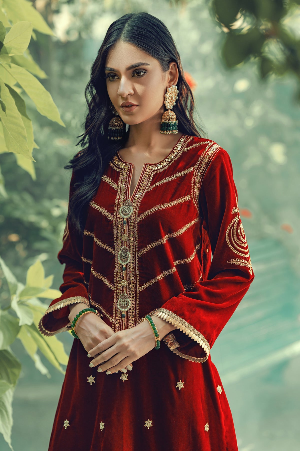 Annus Abrar | Semi Formals | AFSHAN-RUBY by Annus Abrar - Designer Dress - Type: Formal - Available at Sana Yasir - 100% Original