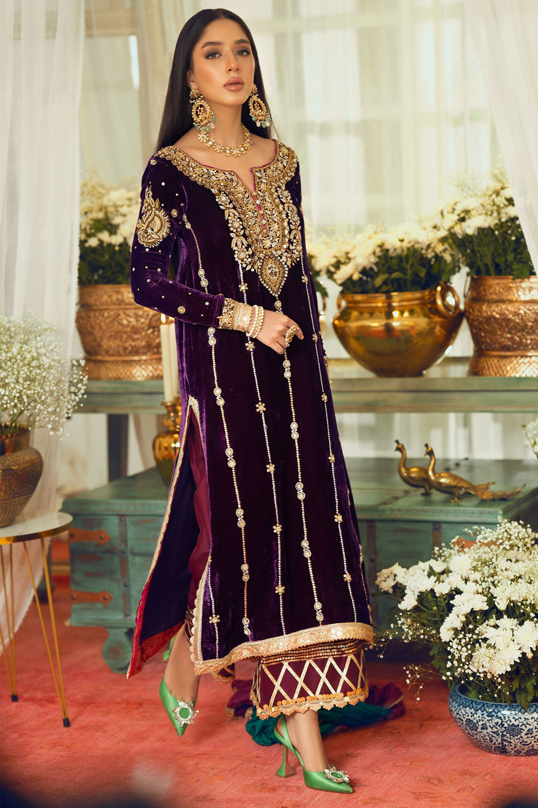 Annus Abrar | Semi Formals | BERNA by Annus Abrar - Designer Dress - Type: Formal - Available at Sana Yasir - 100% Original