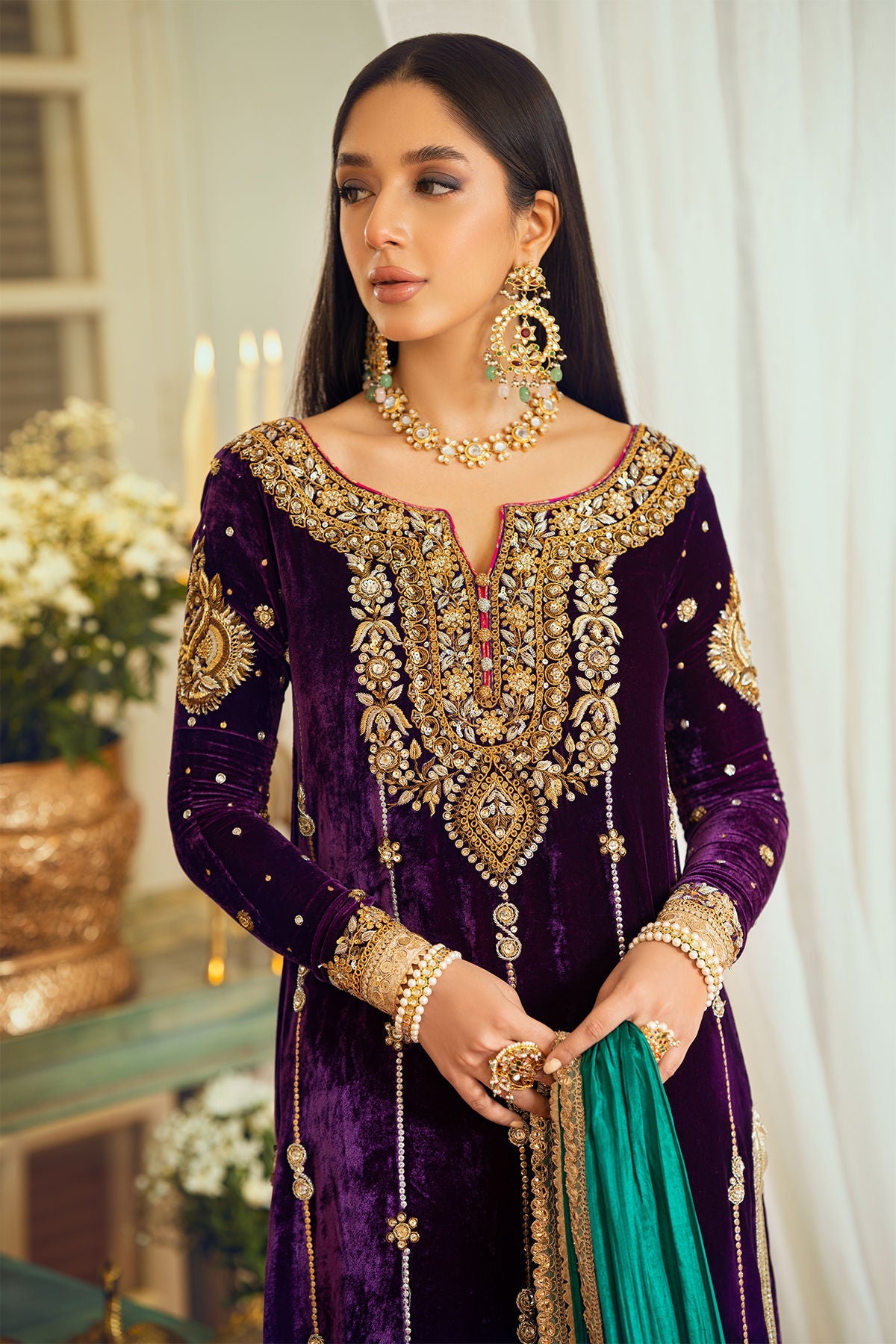 Annus Abrar | Semi Formals | BERNA by Annus Abrar - Designer Dress - Type: Formal - Available at Sana Yasir - 100% Original