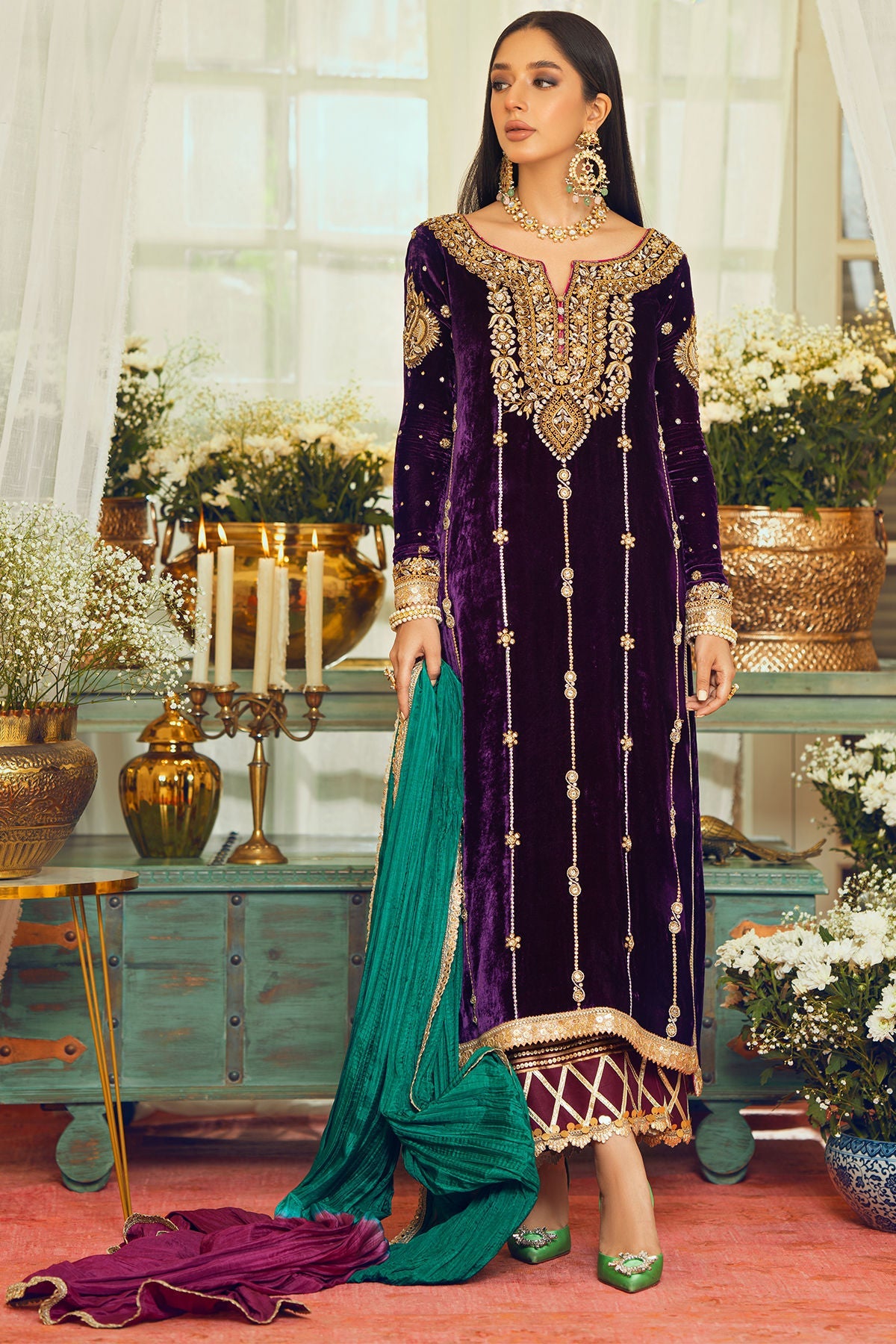 Annus Abrar | Semi Formals | BERNA by Annus Abrar - Designer Dress - Type: Formal - Available at Sana Yasir - 100% Original