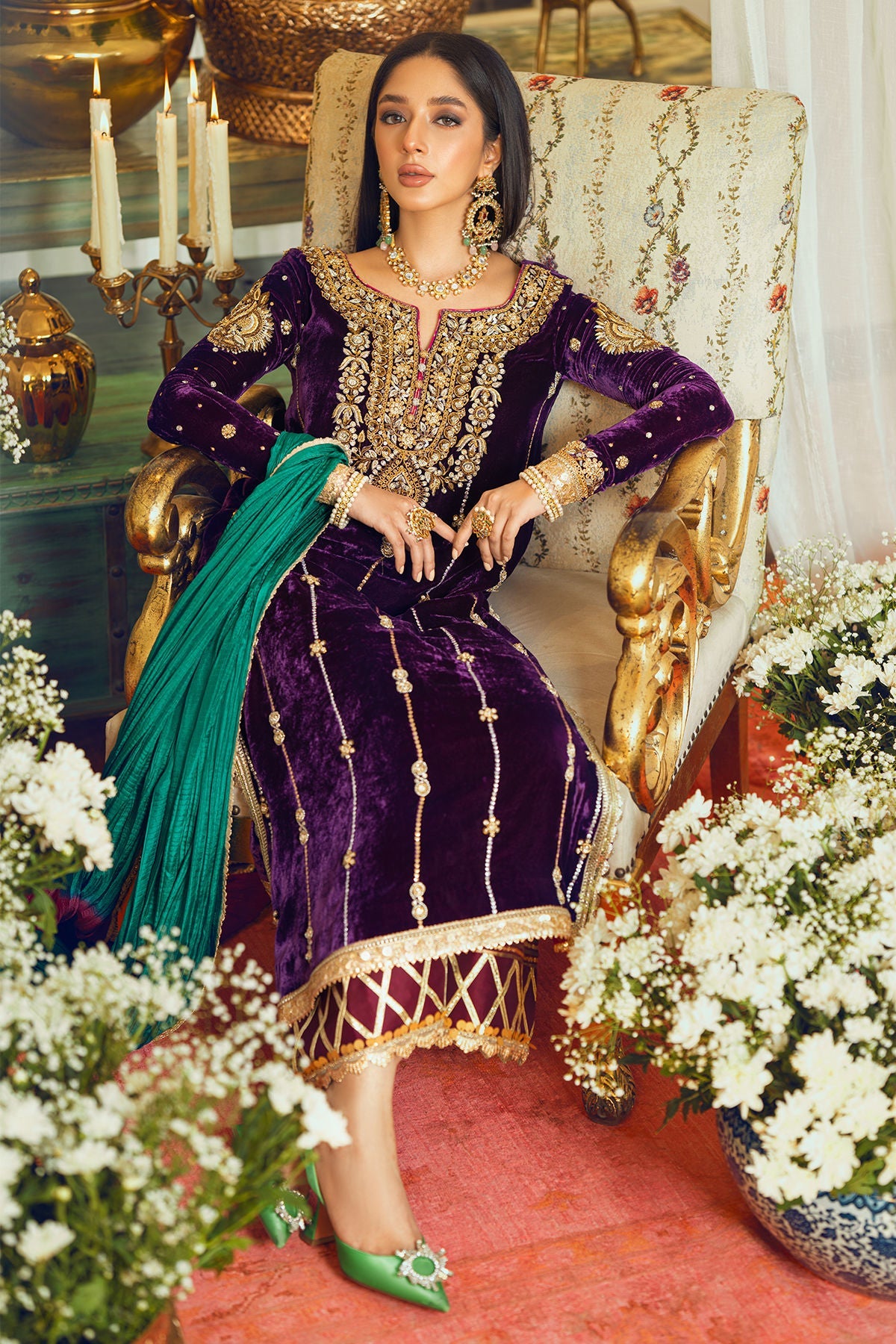 Annus Abrar | Semi Formals | BERNA by Annus Abrar - Designer Dress - Type: Formal - Available at Sana Yasir - 100% Original