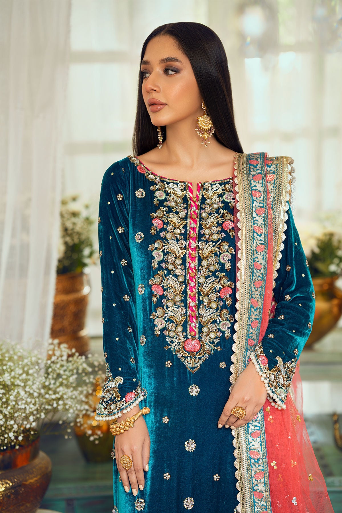 Annus Abrar | Semi Formals | EMEL by Annus Abrar - Designer Dress - Type: Formal - Available at Sana Yasir - 100% Original