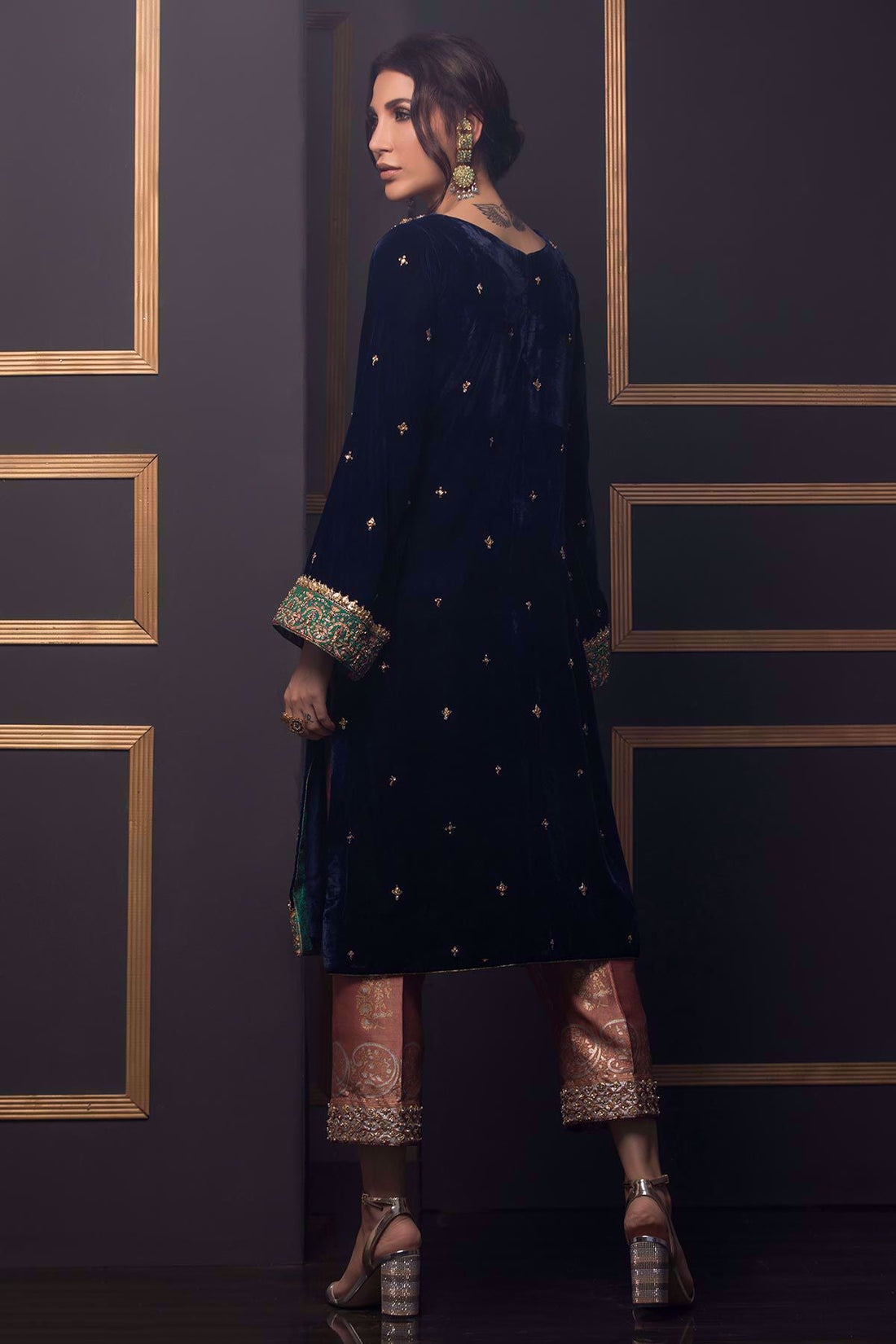 Annus Abrar | Semi Formals | ETOILES BLEU by Annus Abrar - Designer Dress - Type: Formal - Available at Sana Yasir - 100% Original