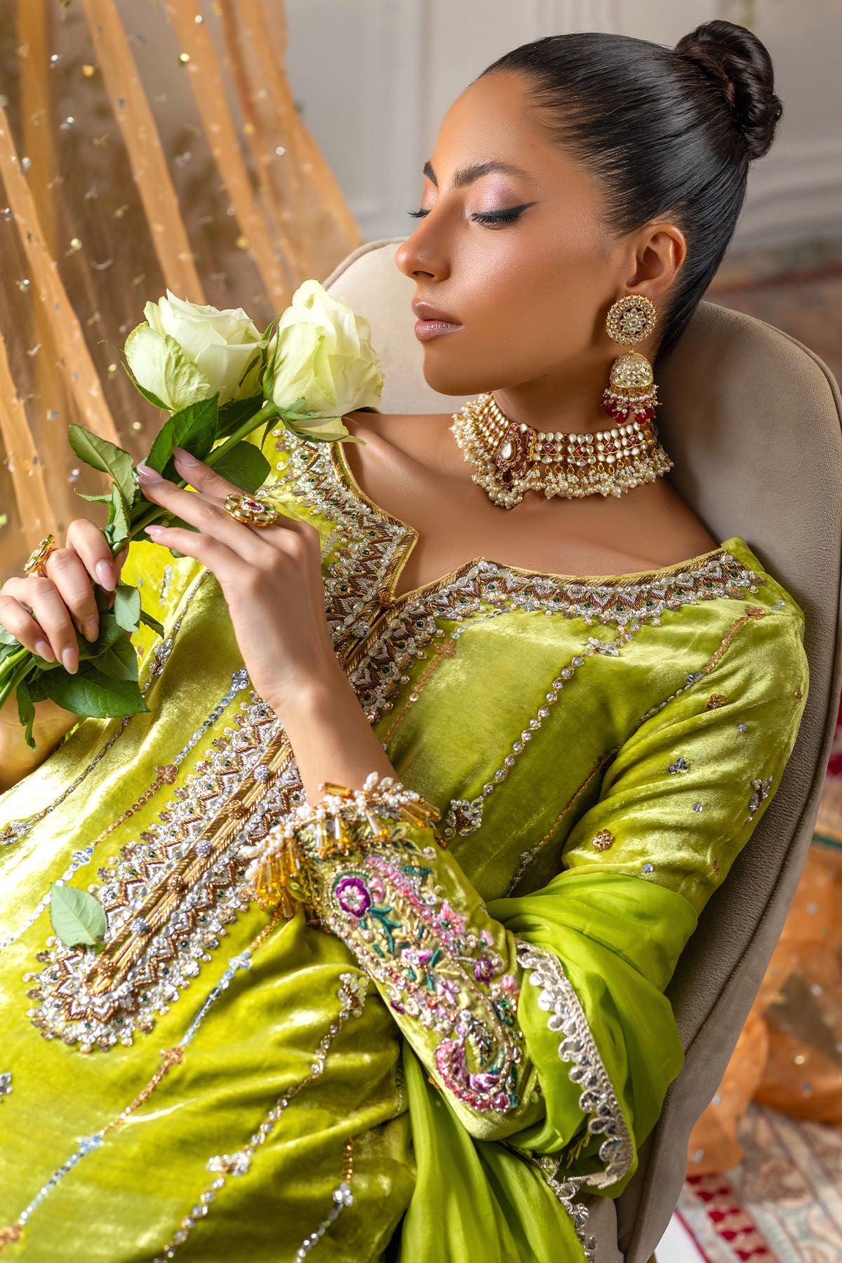 Annus Abrar | Semi Formals | FIZA by Annus Abrar - Designer Dress - Type: Formal - Available at Sana Yasir - 100% Original