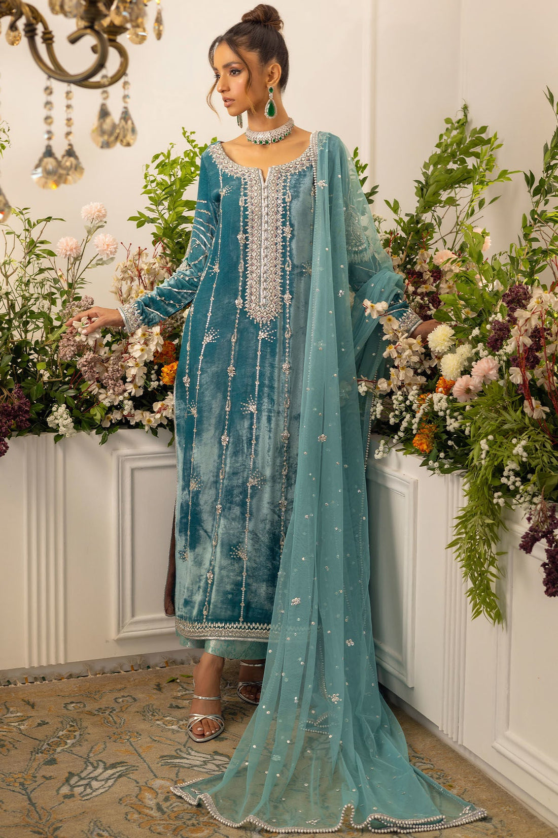 Annus Abrar | Semi Formals | HANIYAH by Annus Abrar - Designer Dress - Type: Formal - Available at Sana Yasir - 100% Original