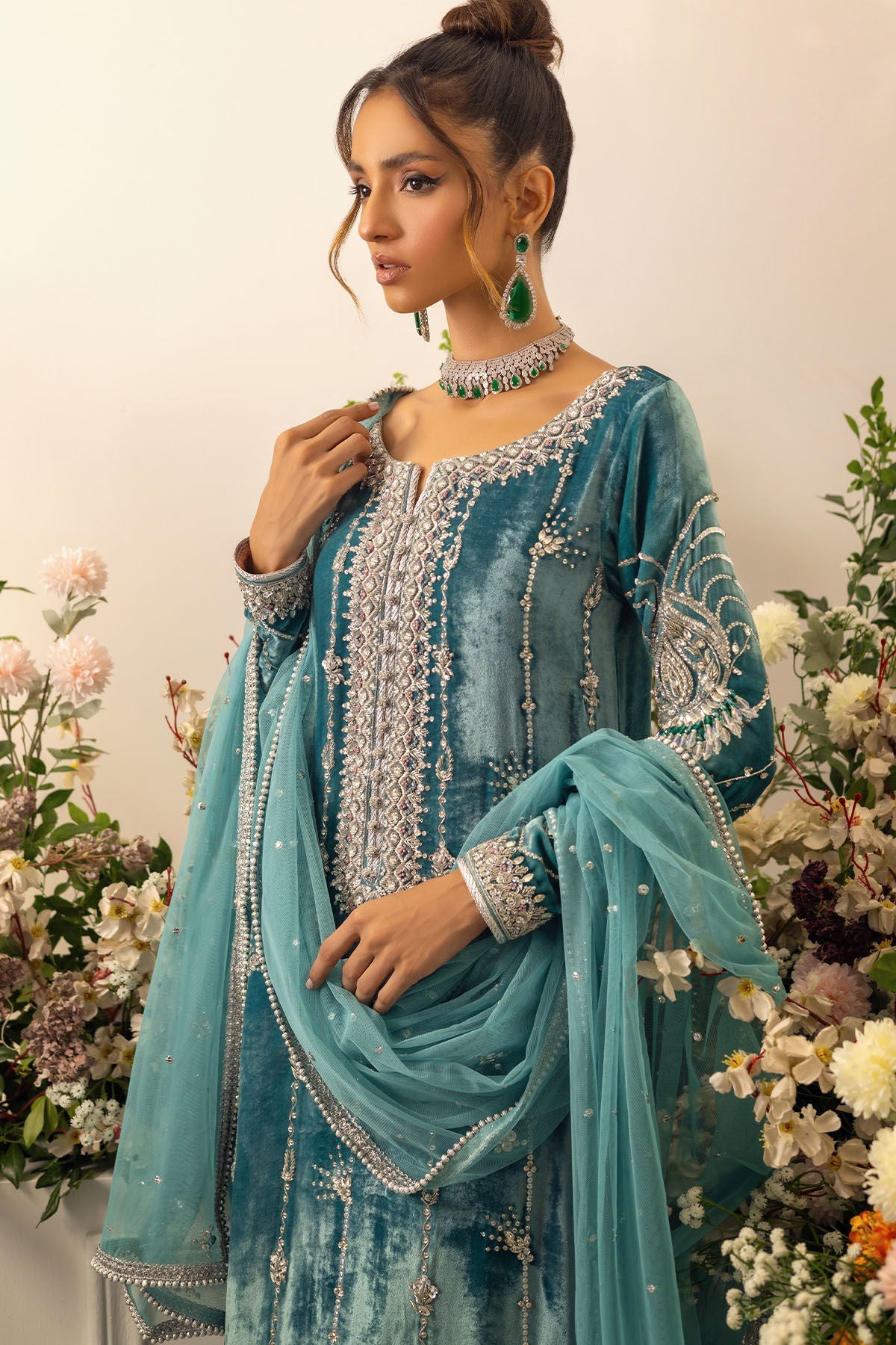 Annus Abrar | Semi Formals | HANIYAH by Annus Abrar - Designer Dress - Type: Formal - Available at Sana Yasir - 100% Original