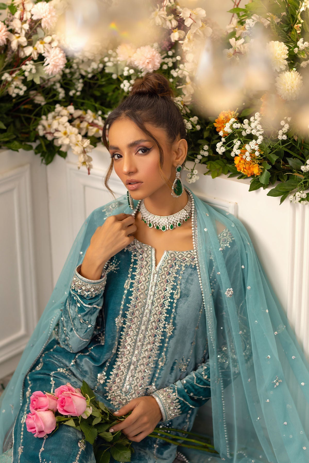 Annus Abrar | Semi Formals | HANIYAH by Annus Abrar - Designer Dress - Type: Formal - Available at Sana Yasir - 100% Original