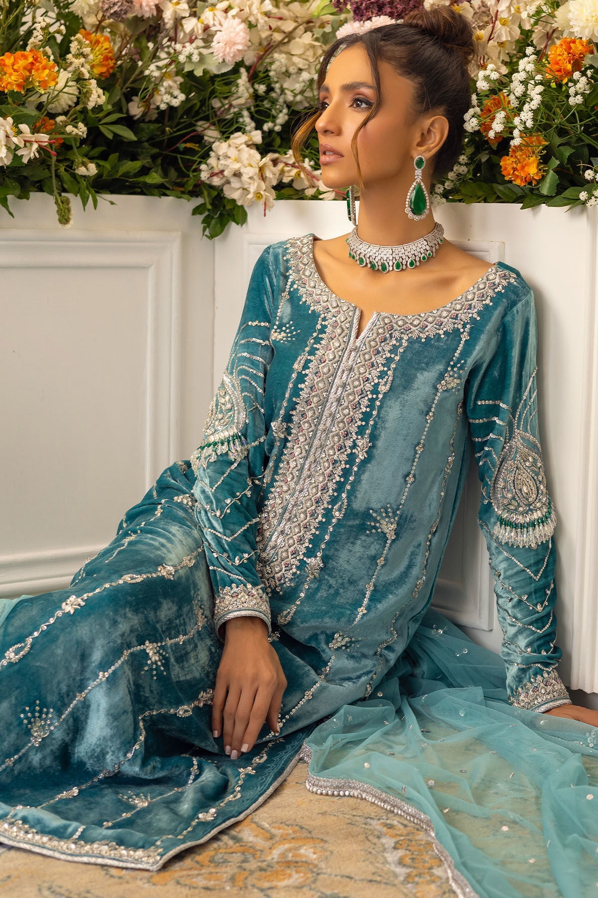 Annus Abrar | Semi Formals | HANIYAH by Annus Abrar - Designer Dress - Type: Formal - Available at Sana Yasir - 100% Original