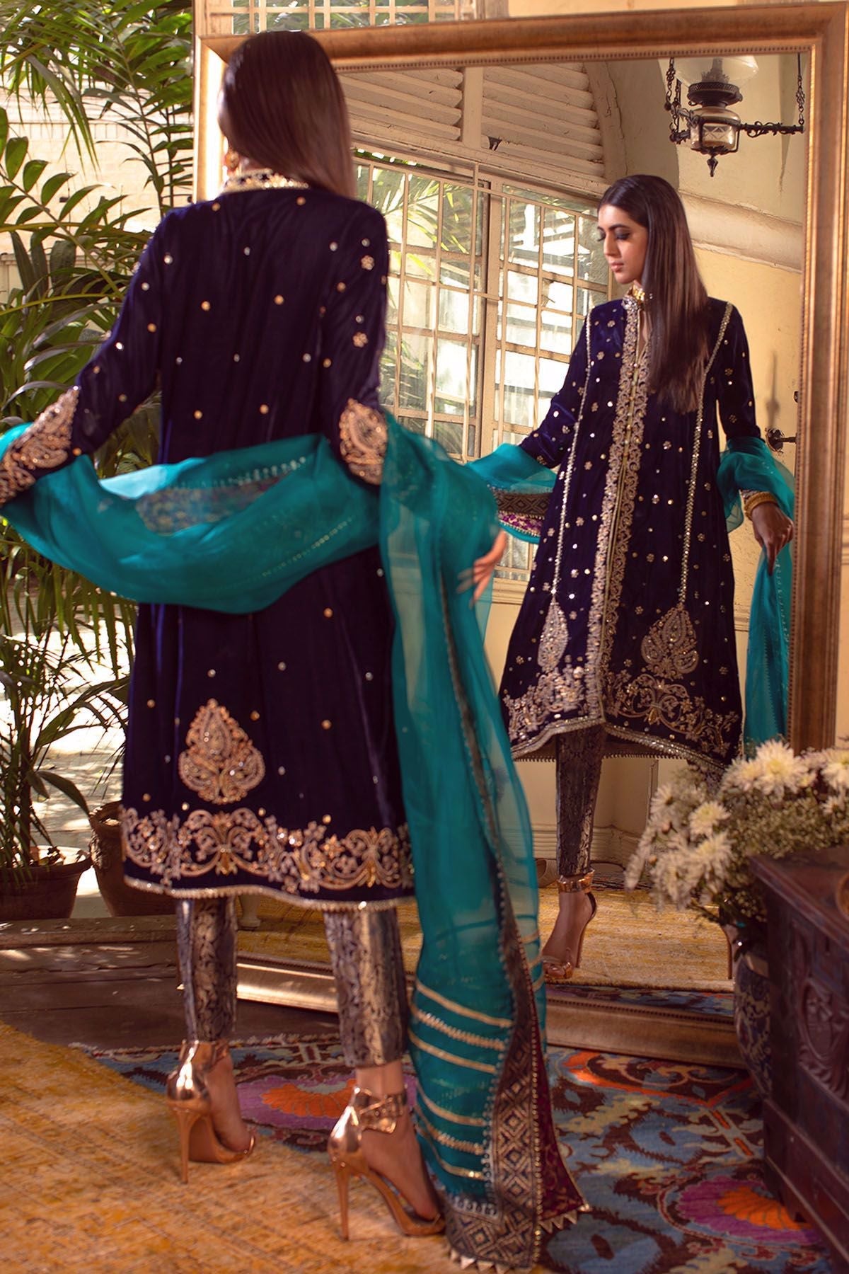 Annus Abrar | Semi Formals | INSIYAH by Annus Abrar - Designer Dress - Type: Formal - Available at Sana Yasir - 100% Original