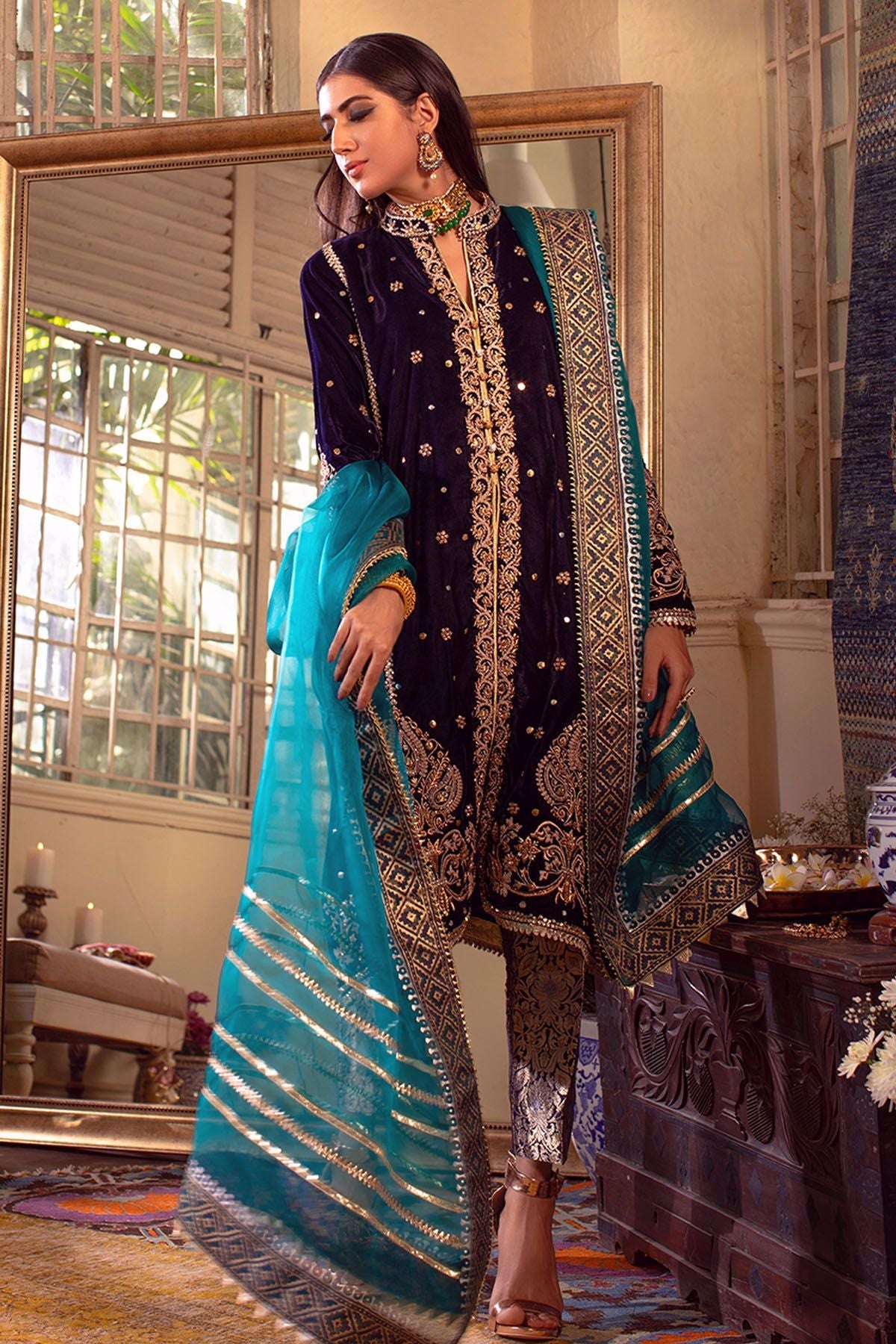 Annus Abrar | Semi Formals | INSIYAH by Annus Abrar - Designer Dress - Type: Formal - Available at Sana Yasir - 100% Original