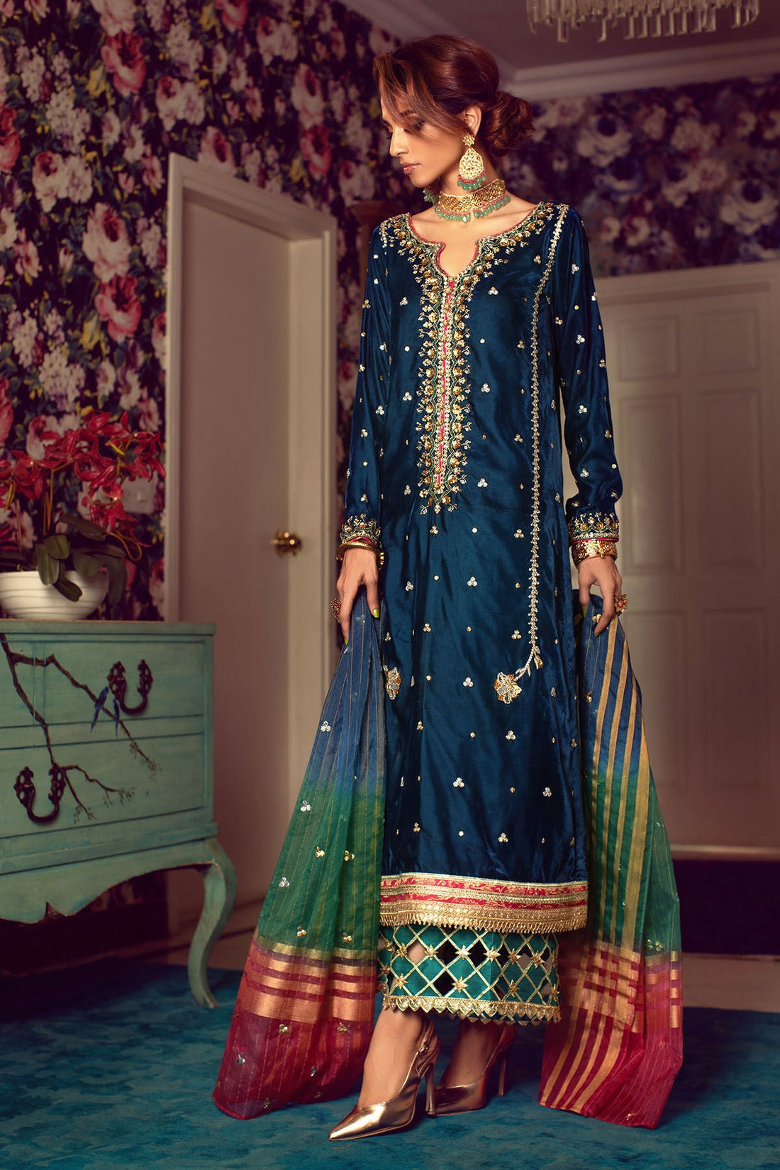 Annus Abrar | Semi Formals | NAMAR by Annus Abrar - Designer Dress - Type: Formal - Available at Sana Yasir - 100% Original