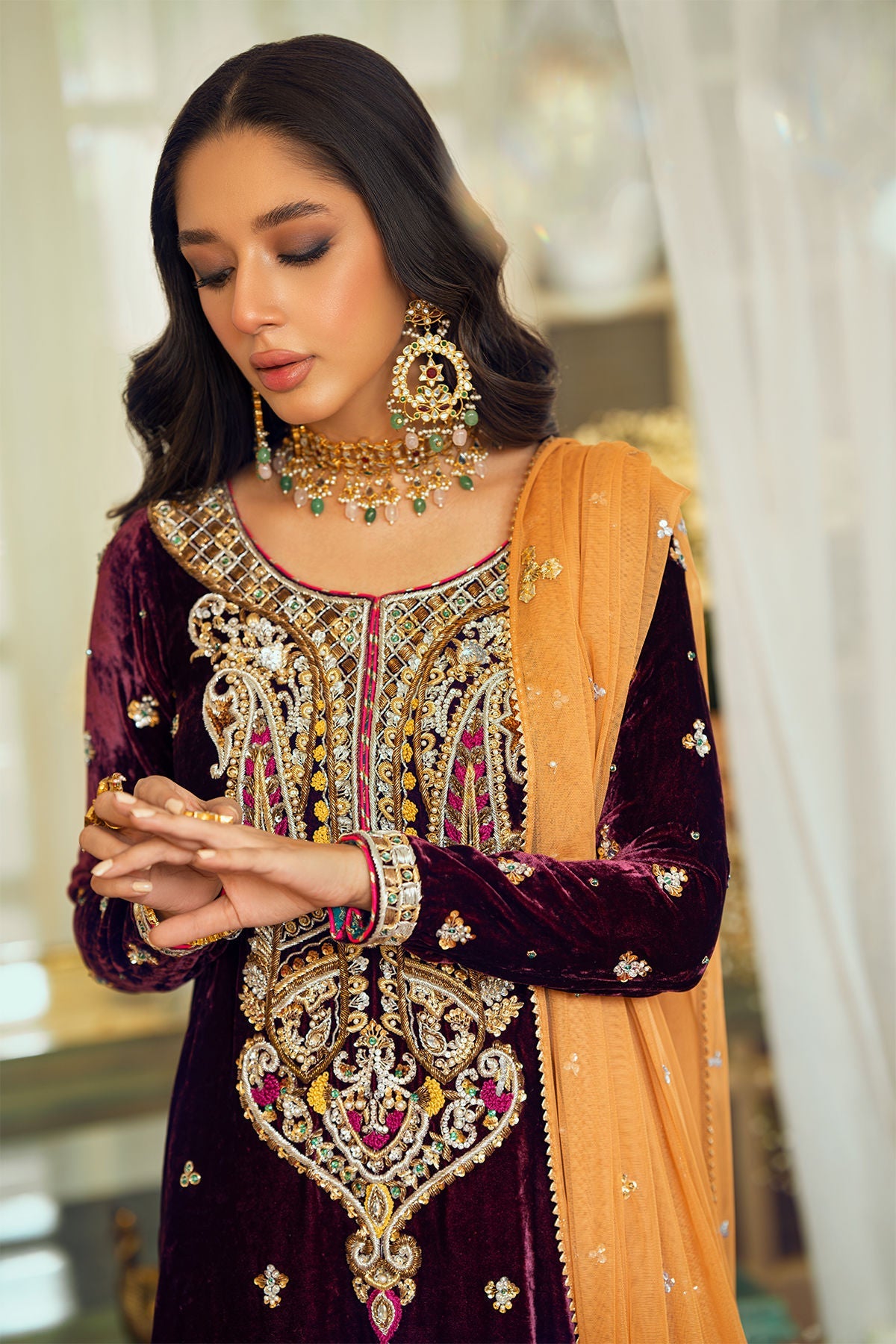 Annus Abrar | Semi Formals | NURAY by Annus Abrar - Designer Dress - Type: Formal - Available at Sana Yasir - 100% Original