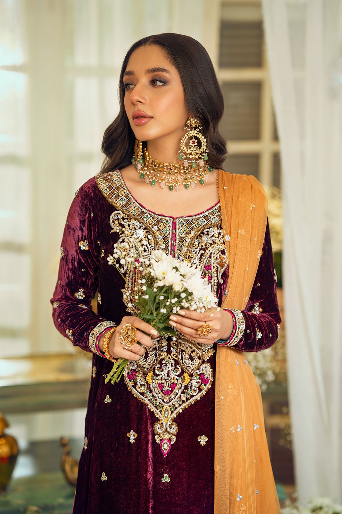 Annus Abrar | Semi Formals | NURAY by Annus Abrar - Designer Dress - Type: Formal - Available at Sana Yasir - 100% Original