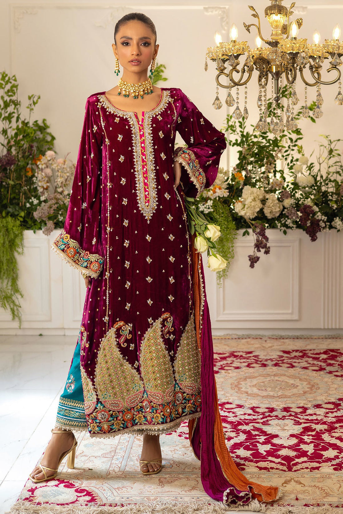 Annus Abrar | Semi Formals | SADAF by Annus Abrar - Designer Dress - Type: Formal - Available at Sana Yasir - 100% Original