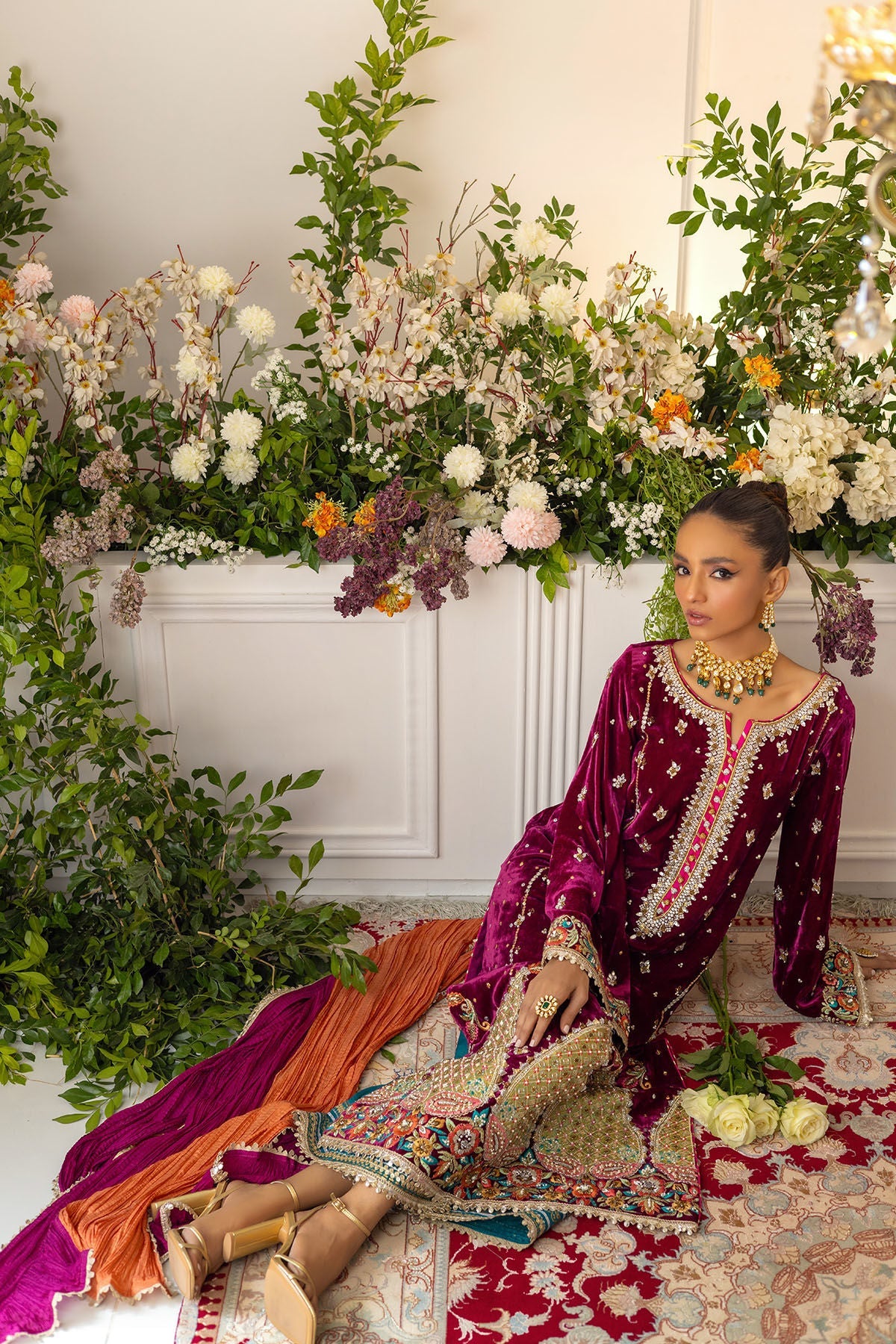 Annus Abrar | Semi Formals | SADAF by Annus Abrar - Designer Dress - Type: Formal - Available at Sana Yasir - 100% Original