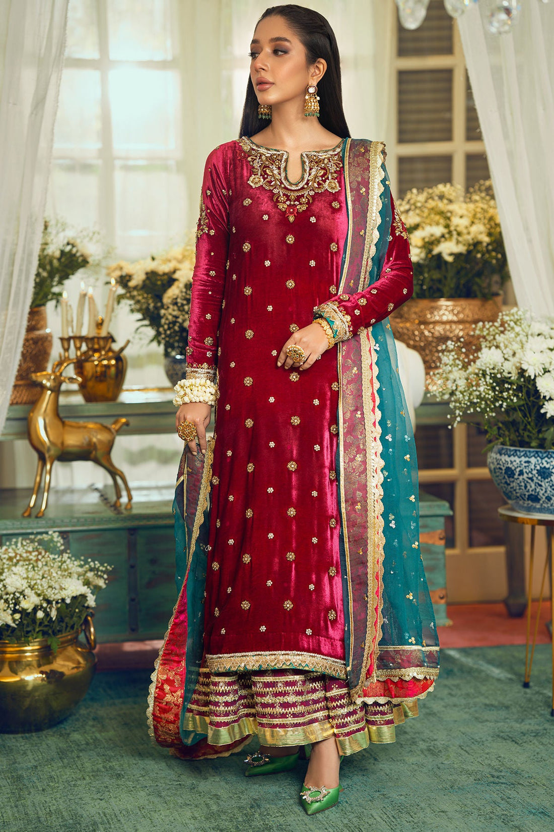 Annus Abrar | Semi Formals | SIBEL by Annus Abrar - Designer Dress - Type: Formal - Available at Sana Yasir - 100% Original