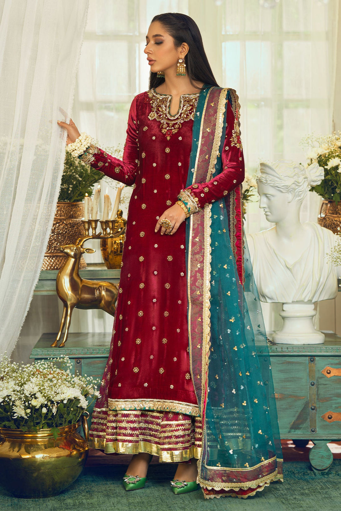 Annus Abrar | Semi Formals | SIBEL by Annus Abrar - Designer Dress - Type: Formal - Available at Sana Yasir - 100% Original