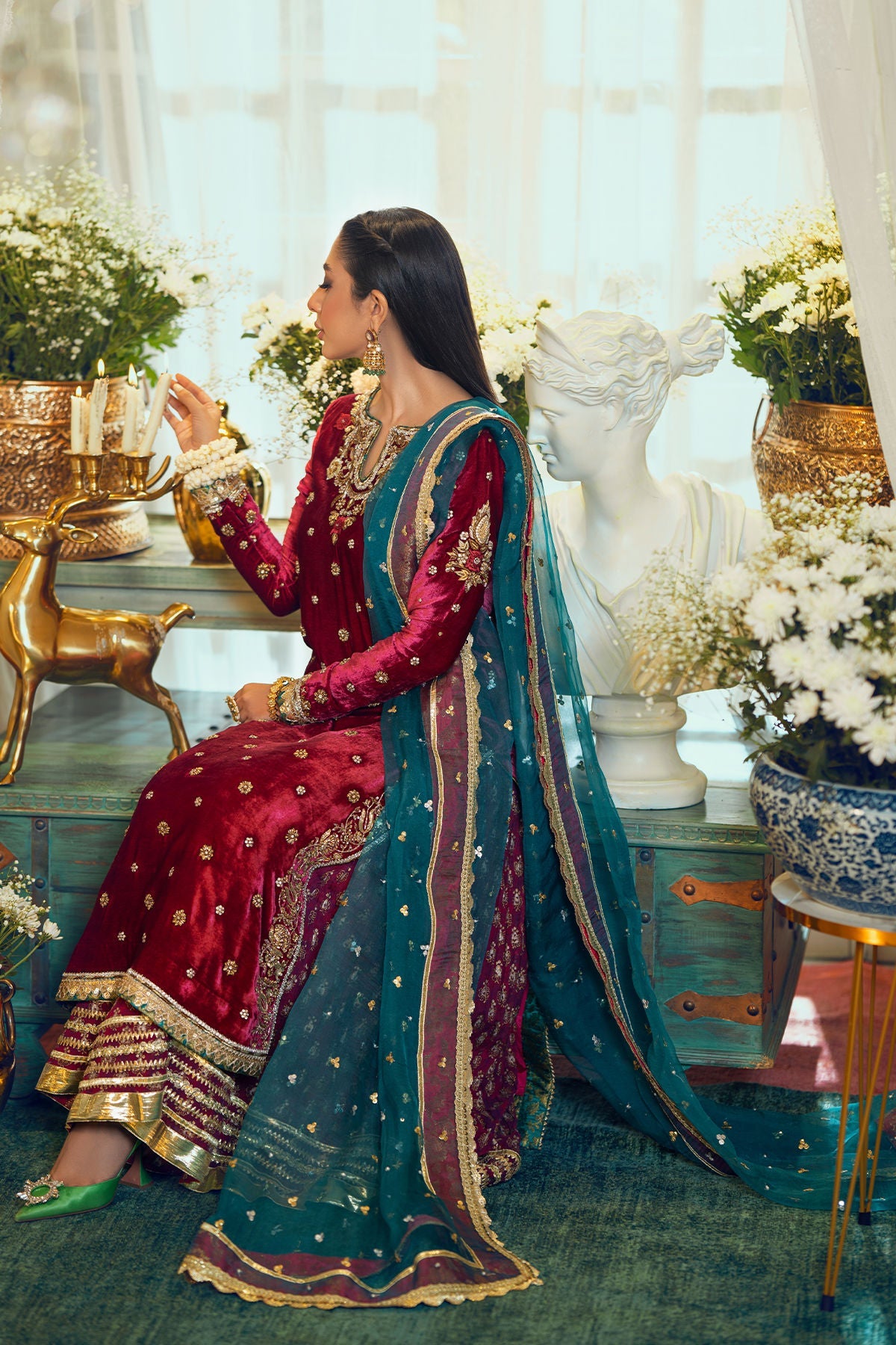 Annus Abrar | Semi Formals | SIBEL by Annus Abrar - Designer Dress - Type: Formal - Available at Sana Yasir - 100% Original