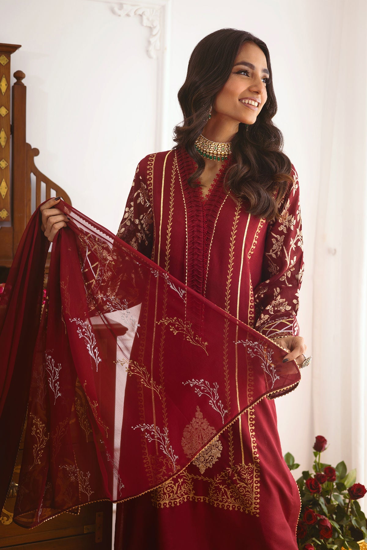 Annus Abrar | Elemental Festive | Mehnaaz by Annus Abrar - Designer Dress - Type: Ladies Clothes - Available at Sana Yasir - 100% Original