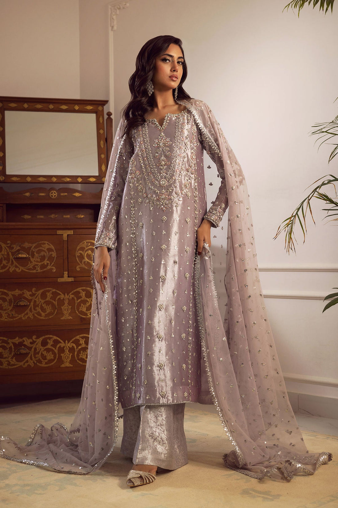 Annus Abrar | Melia Luxe Formals | Rohma by Annus Abrar - Designer Dress - Type: Ladies Clothes - Available at Sana Yasir - 100% Original