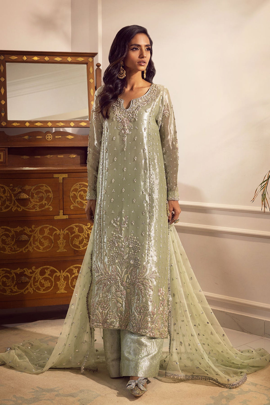 Annus Abrar | Melia Luxe Formals | Rizmia by Annus Abrar - Designer Dress - Type: Ladies Clothes - Available at Sana Yasir - 100% Original