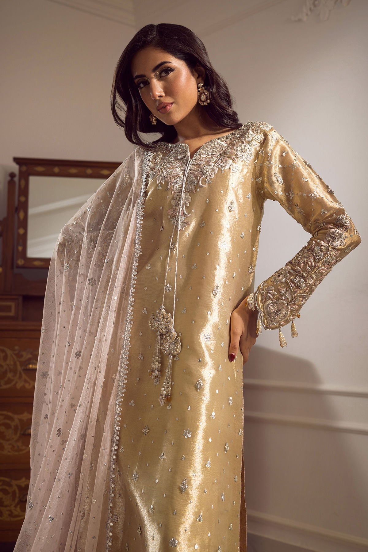 Annus Abrar | Melia Luxe Formals | Hurmia by Annus Abrar - Designer Dress - Type: Ladies Clothes - Available at Sana Yasir - 100% Original