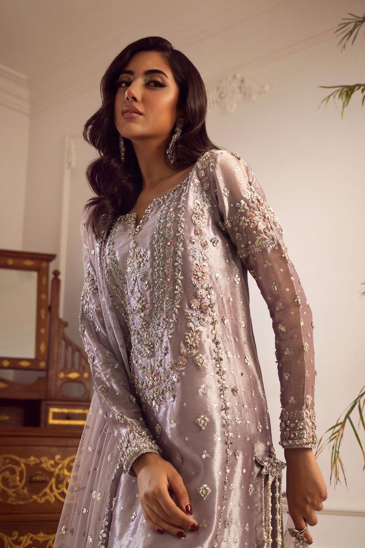 Annus Abrar | Melia Luxe Formals | Rohma by Annus Abrar - Designer Dress - Type: Ladies Clothes - Available at Sana Yasir - 100% Original