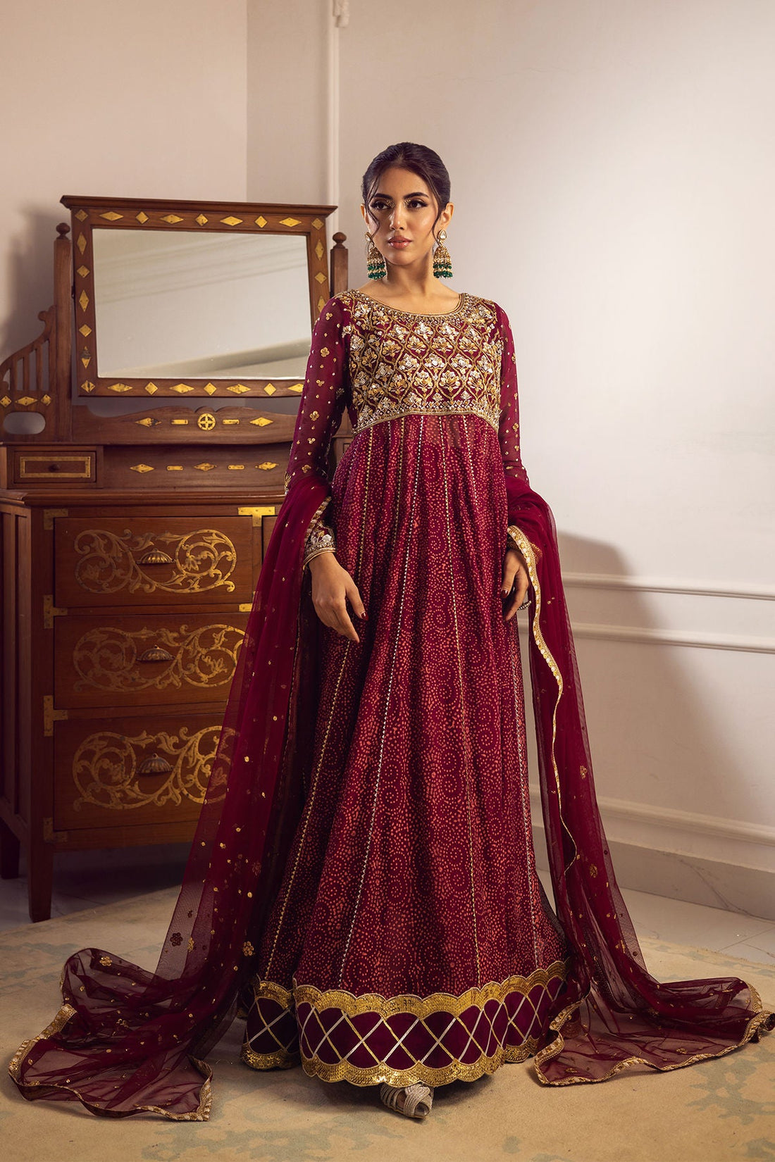 Annus Abrar | Melia Luxe Formals | Shalina Kalidar by Annus Abrar - Designer Dress - Type: Ladies Clothes - Available at Sana Yasir - 100% Original