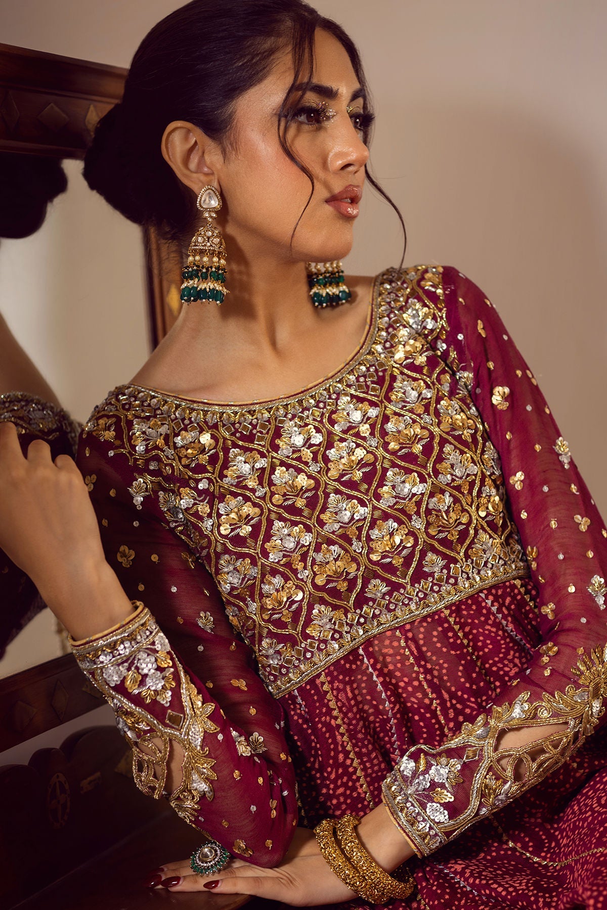 Annus Abrar | Melia Luxe Formals | Shalina Kalidar by Annus Abrar - Designer Dress - Type: Ladies Clothes - Available at Sana Yasir - 100% Original