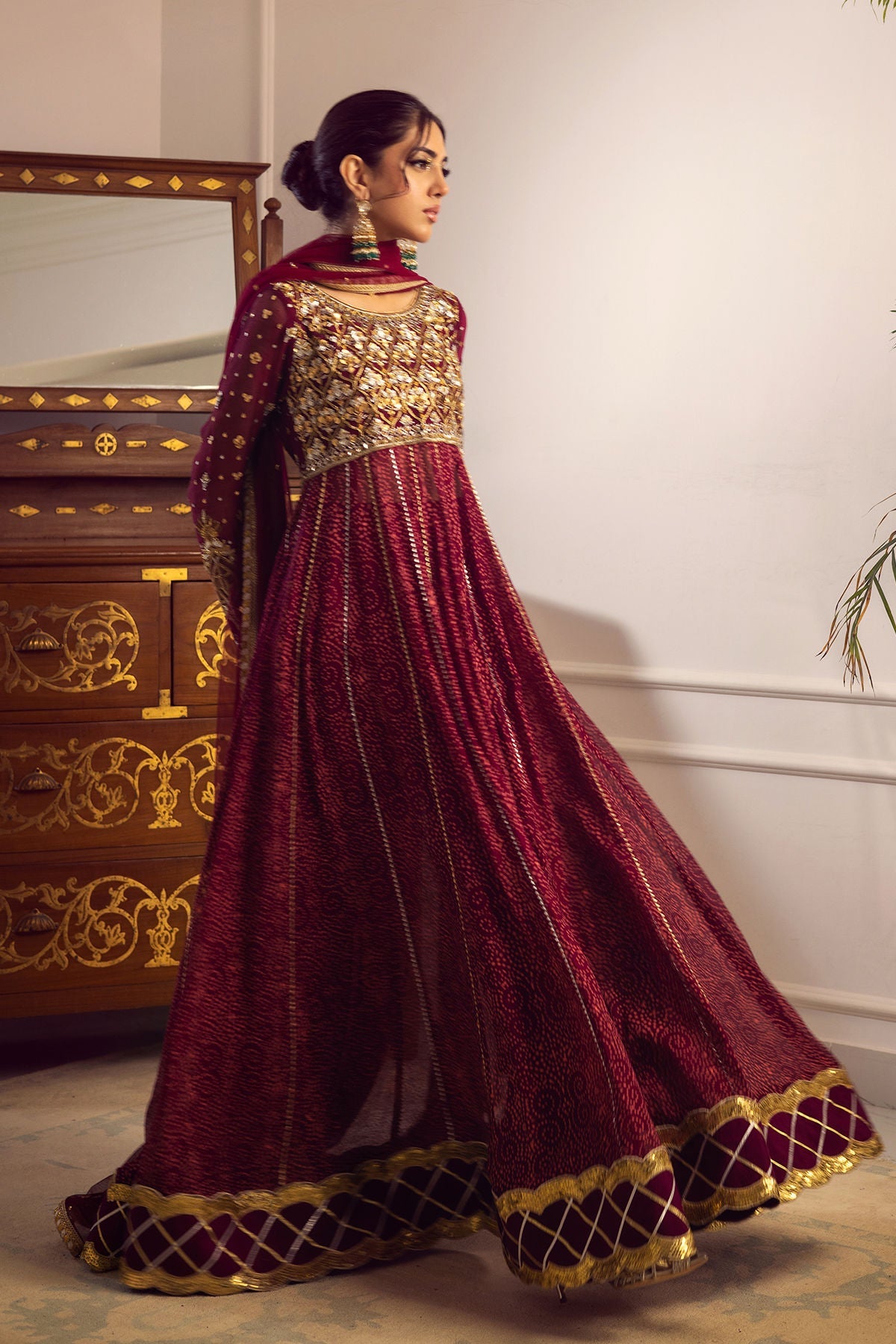 Annus Abrar | Melia Luxe Formals | Shalina Kalidar by Annus Abrar - Designer Dress - Type: Ladies Clothes - Available at Sana Yasir - 100% Original