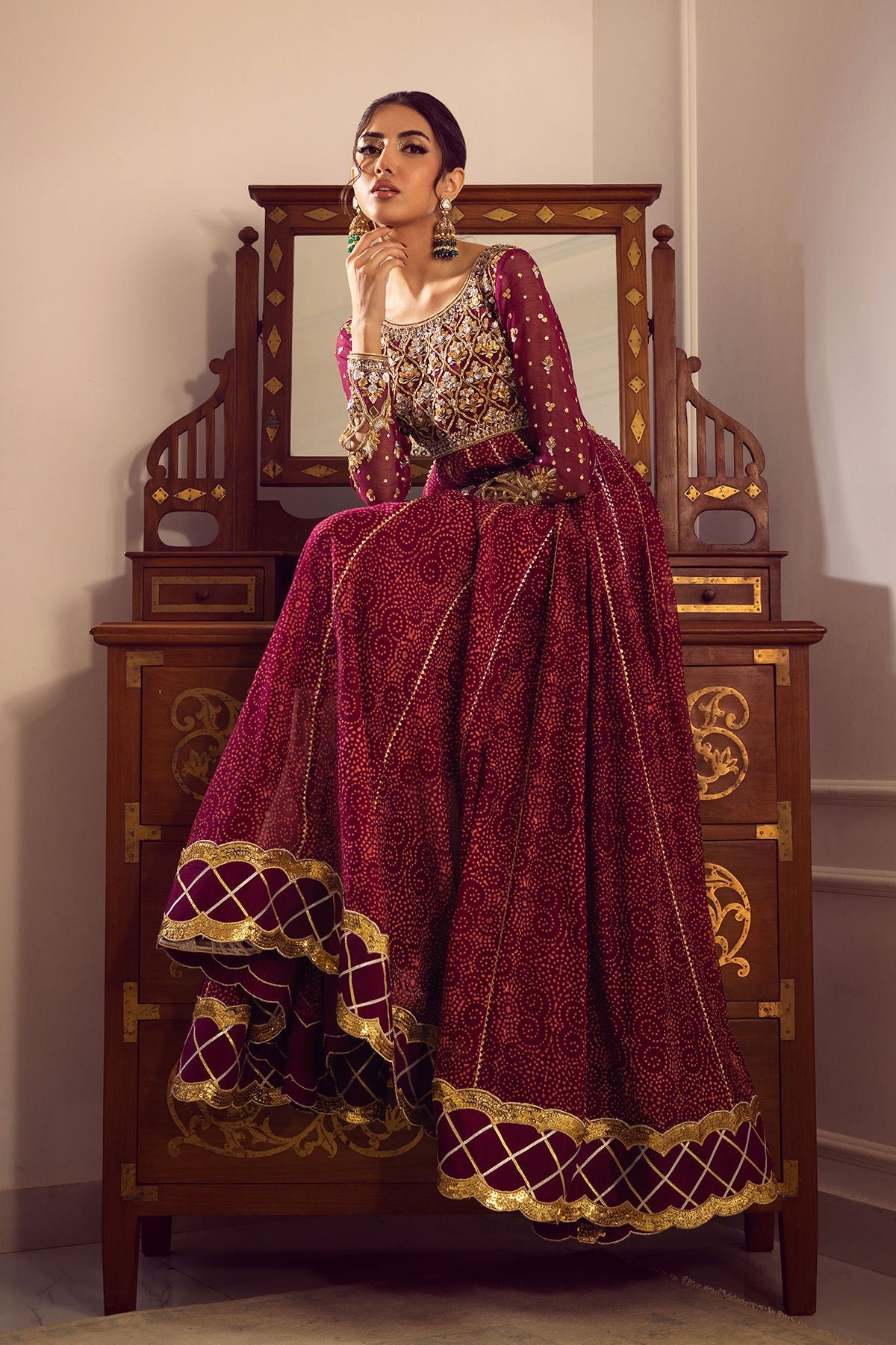 Annus Abrar | Melia Luxe Formals | Shalina Kalidar by Annus Abrar - Designer Dress - Type: Ladies Clothes - Available at Sana Yasir - 100% Original