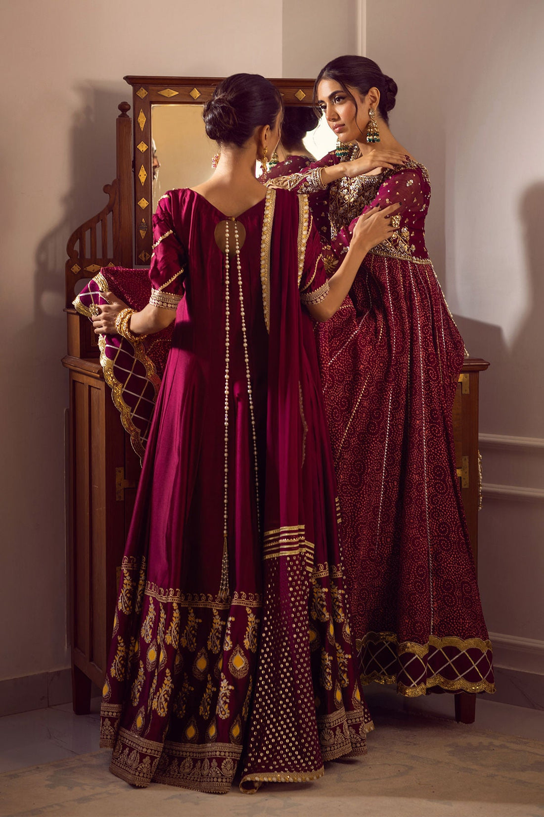 Annus Abrar | Melia Luxe Formals | Gulsheen Kalidar by Annus Abrar - Designer Dress - Type: Ladies Clothes - Available at Sana Yasir - 100% Original