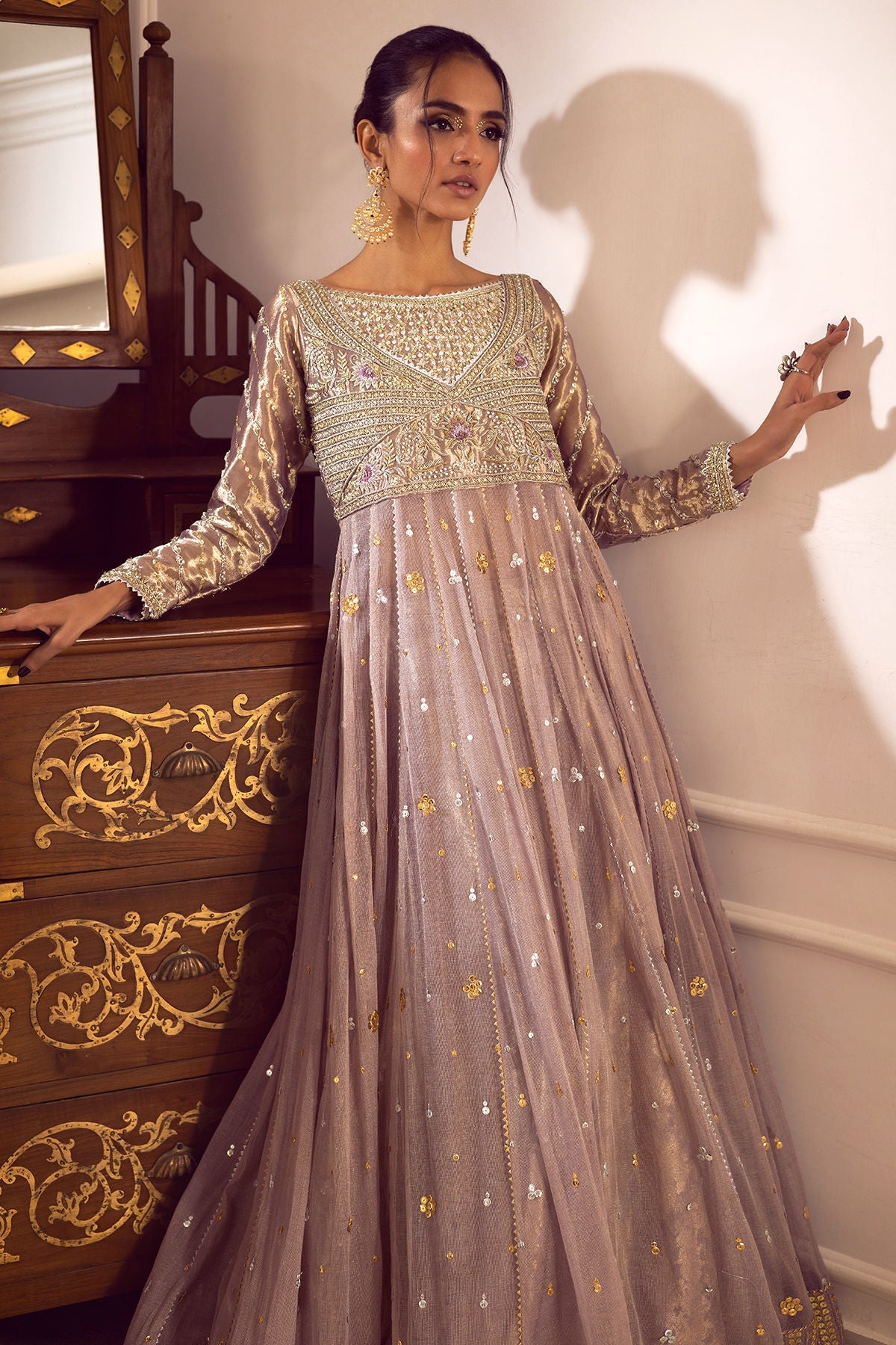 Annus Abrar | Melia Luxe Formals | Shakre Kalidar by Annus Abrar - Designer Dress - Type: Ladies Clothes - Available at Sana Yasir - 100% Original
