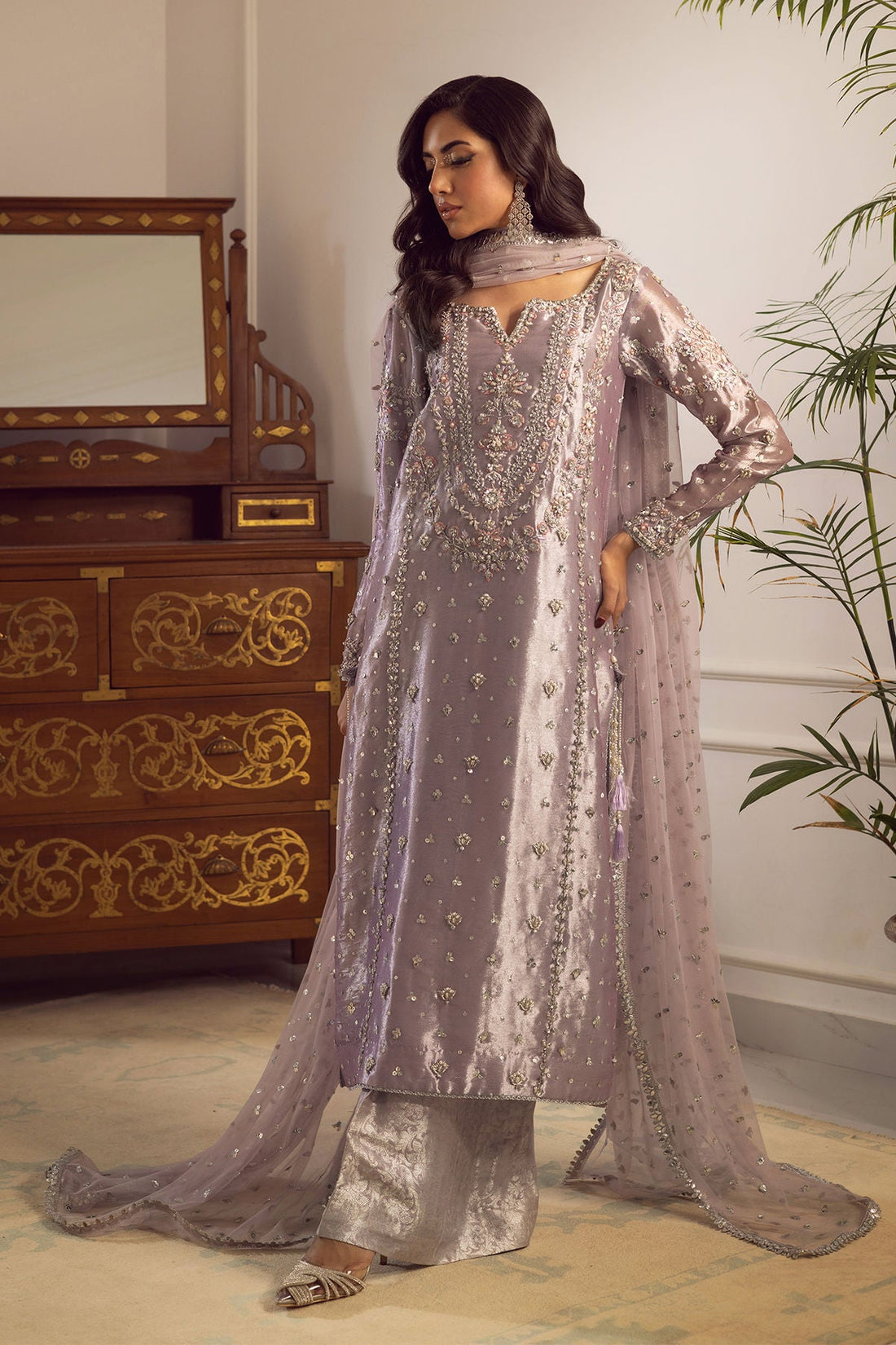 Annus Abrar | Melia Luxe Formals | Rohma by Annus Abrar - Designer Dress - Type: Ladies Clothes - Available at Sana Yasir - 100% Original