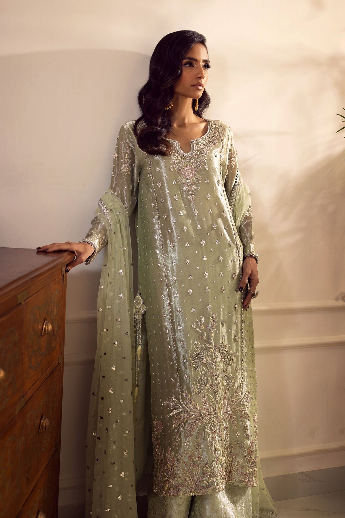 Annus Abrar | Melia Luxe Formals | Rizmia by Annus Abrar - Designer Dress - Type: Ladies Clothes - Available at Sana Yasir - 100% Original