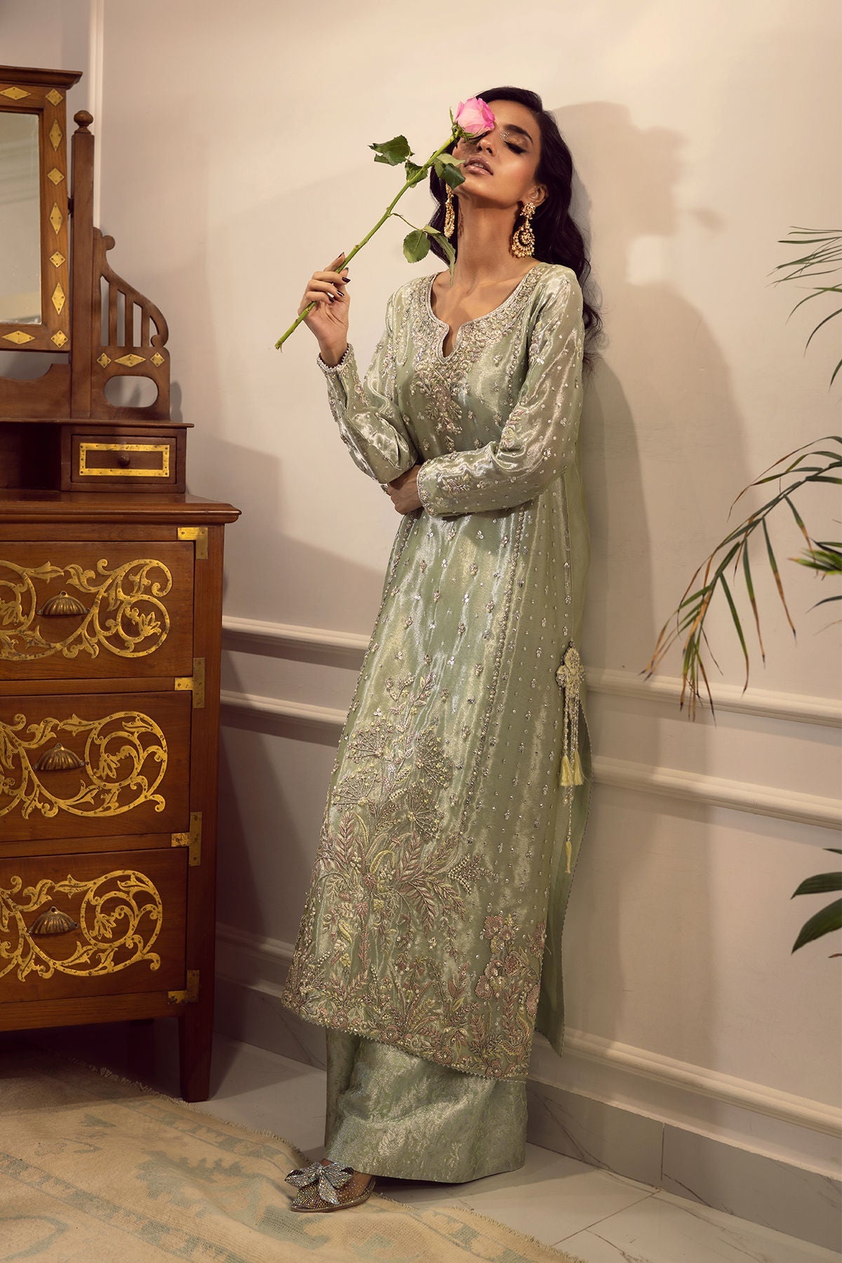 Annus Abrar | Melia Luxe Formals | Rizmia by Annus Abrar - Designer Dress - Type: Ladies Clothes - Available at Sana Yasir - 100% Original