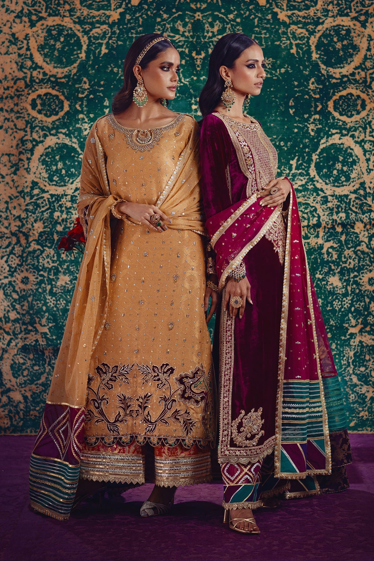 Annus Abrar | Mirha Winter Velour | Ezra by Annus Abrar - Designer Dress - Type: Ladies Clothes - Available at Sana Yasir - 100% Original