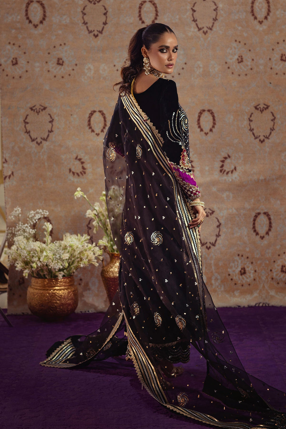 Annus Abrar | Mirha Winter Velour | Marin by Annus Abrar - Designer Dress - Type: Ladies Clothes - Available at Sana Yasir - 100% Original
