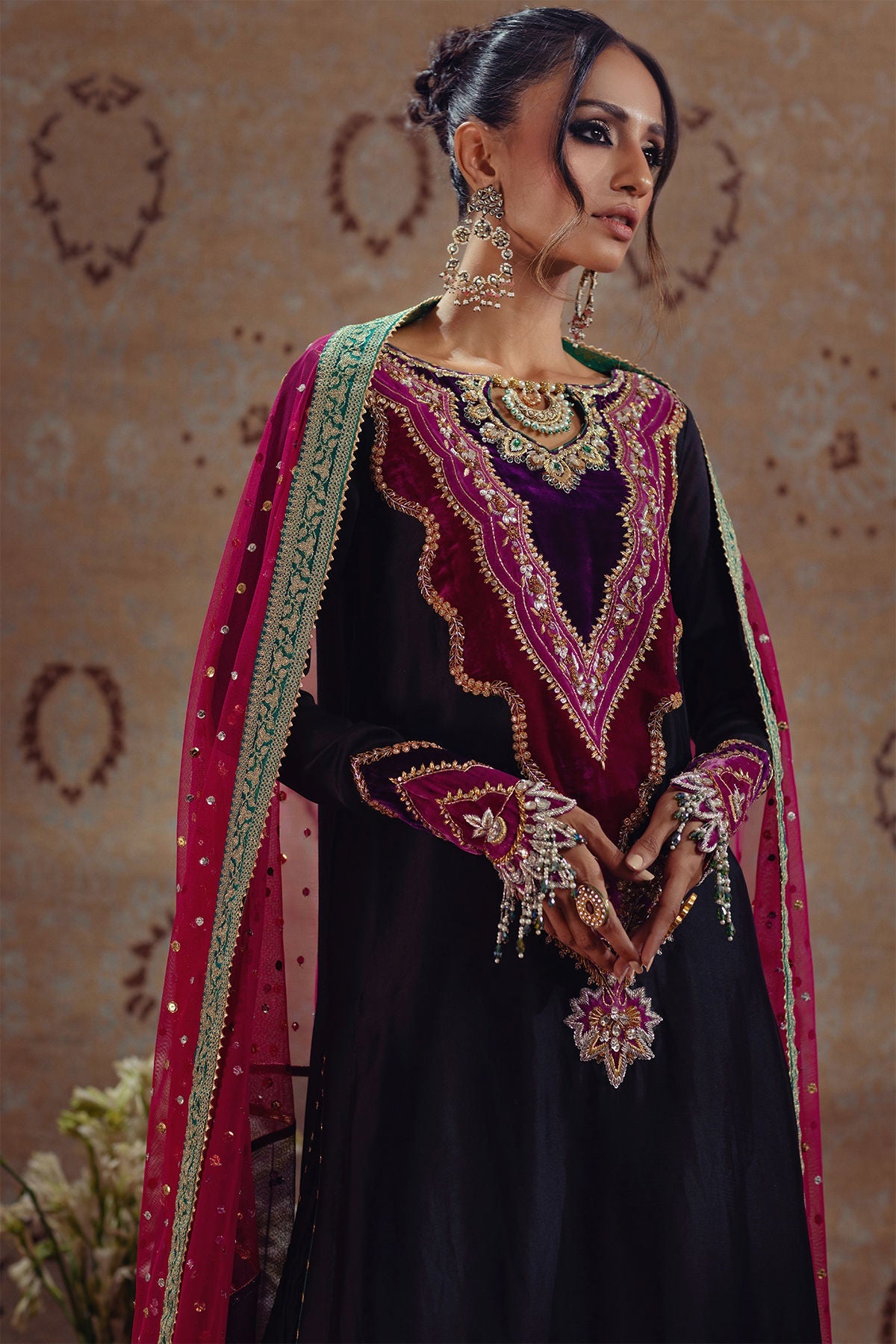 Annus Abrar | Mirha Winter Velour | Badia by Annus Abrar - Designer Dress - Type: Ladies Clothes - Available at Sana Yasir - 100% Original
