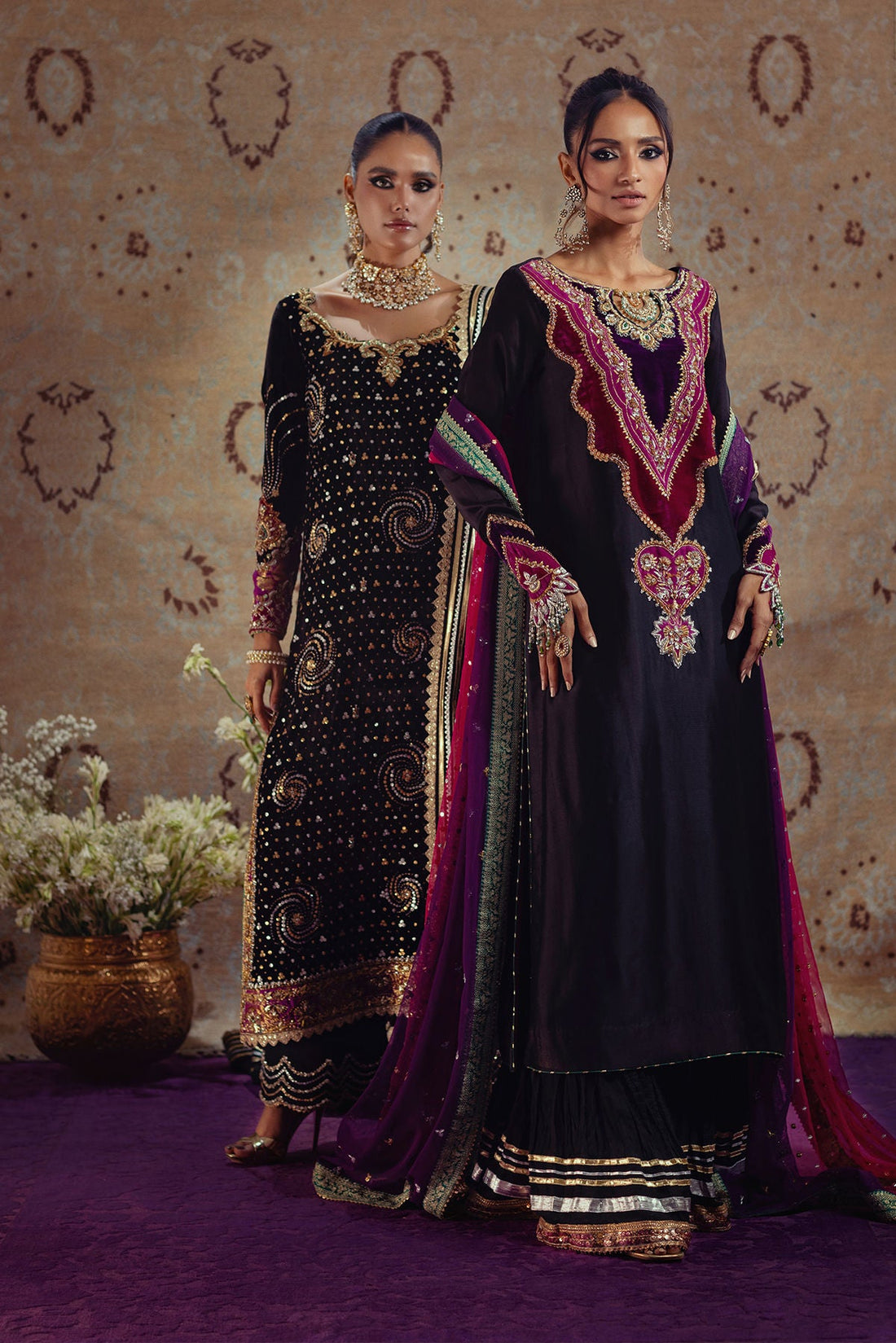 Annus Abrar | Mirha Winter Velour | Badia by Annus Abrar - Designer Dress - Type: Ladies Clothes - Available at Sana Yasir - 100% Original