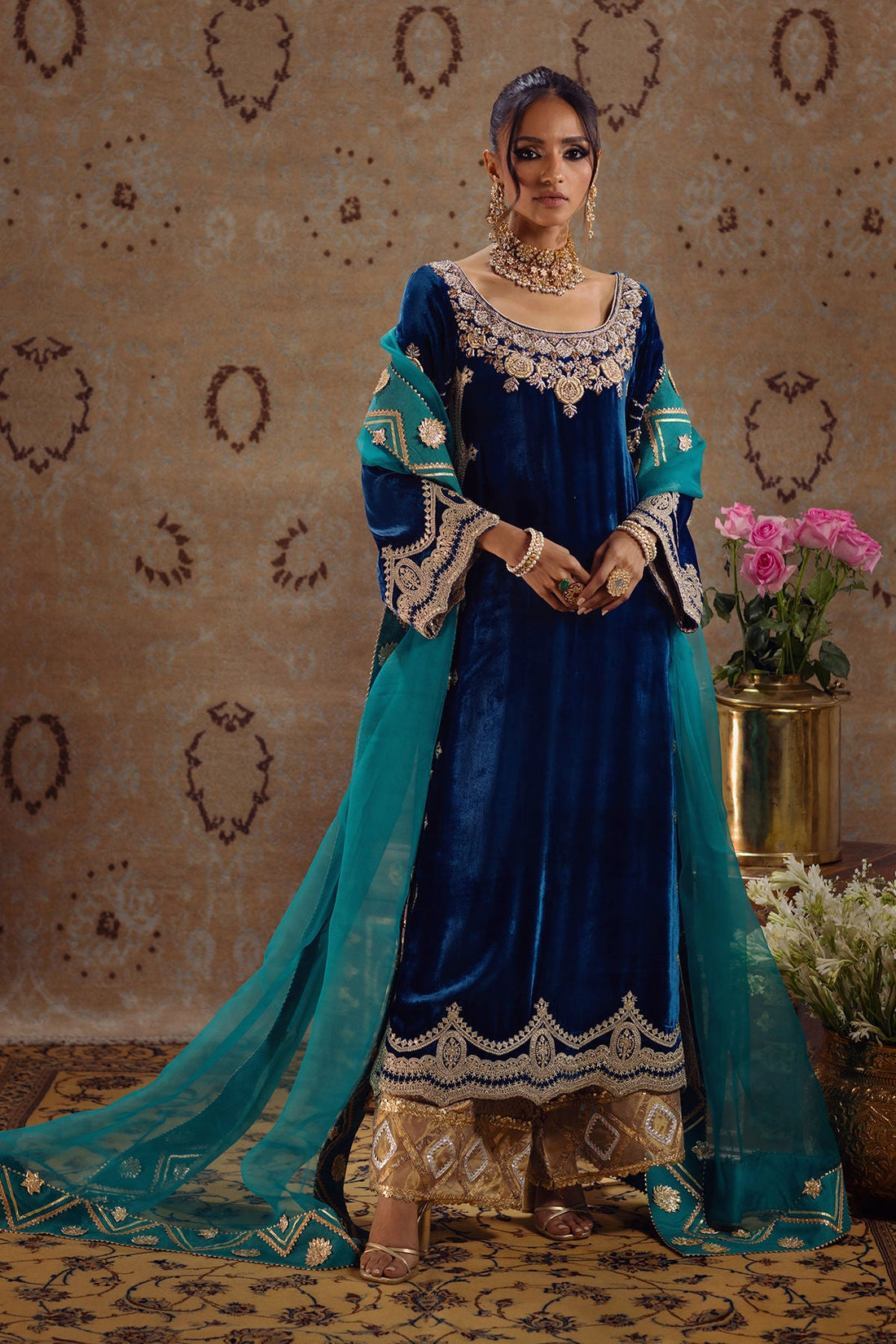 Annus Abrar | Mirha Winter Velour | Riyana by Annus Abrar - Designer Dress - Type: Ladies Clothes - Available at Sana Yasir - 100% Original